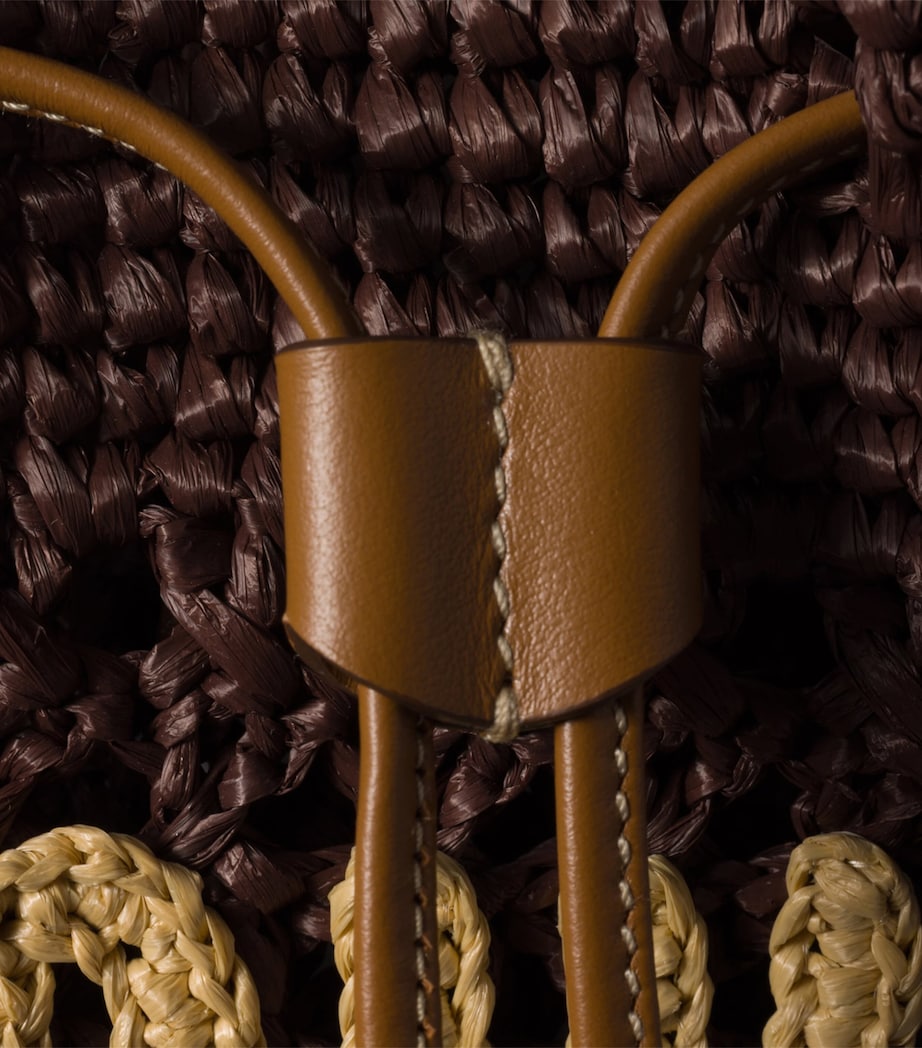 Woven Logo Top-Handle Bag F0966 Image 4