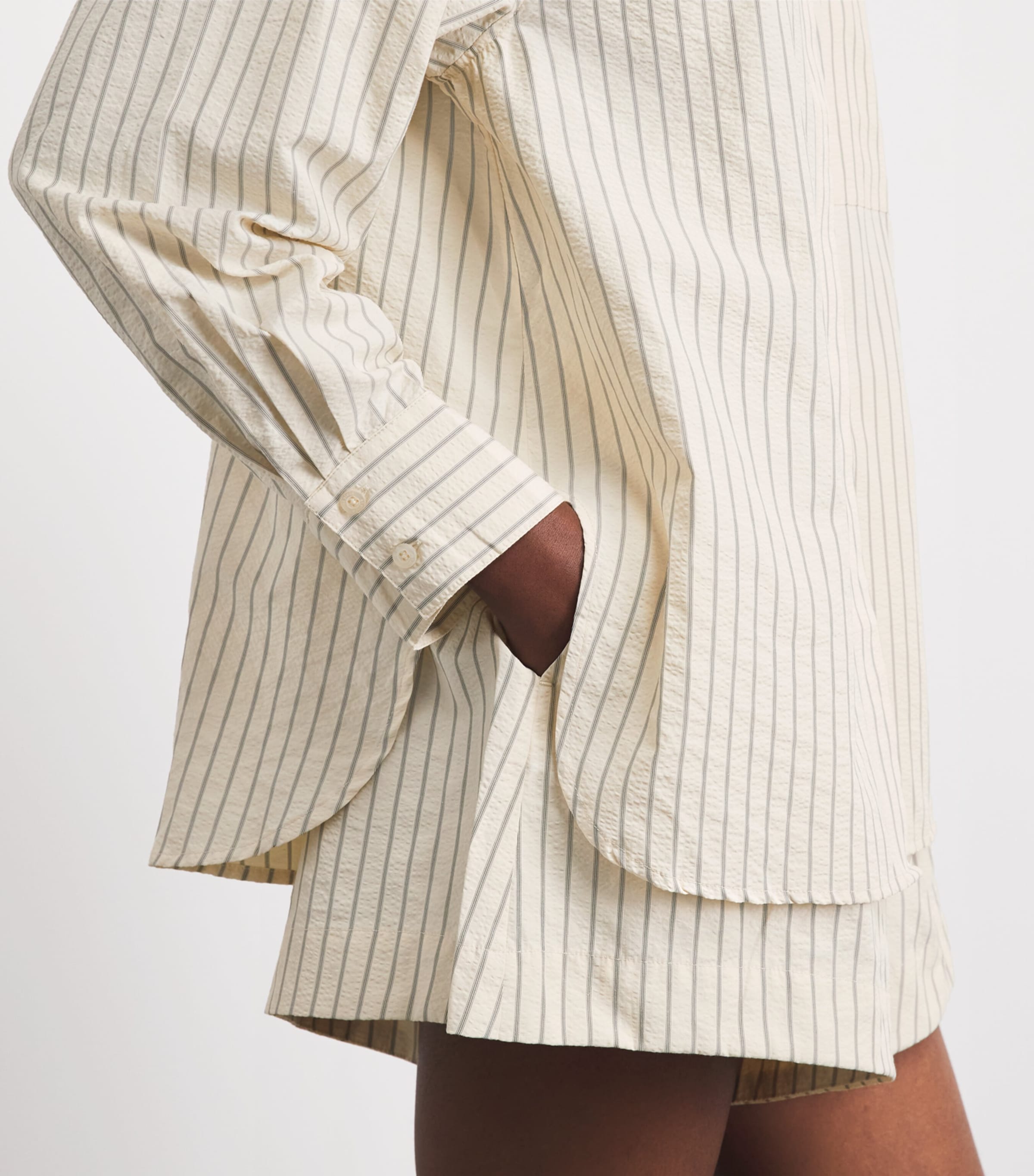 Stylein Womens Stripe Jansell Shirt Cream Stripe Image 3