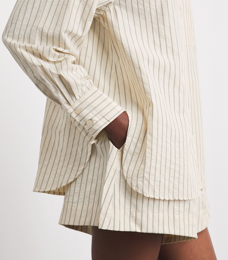 Stylein Womens Stripe Jansell Shirt Cream Stripe Image 3