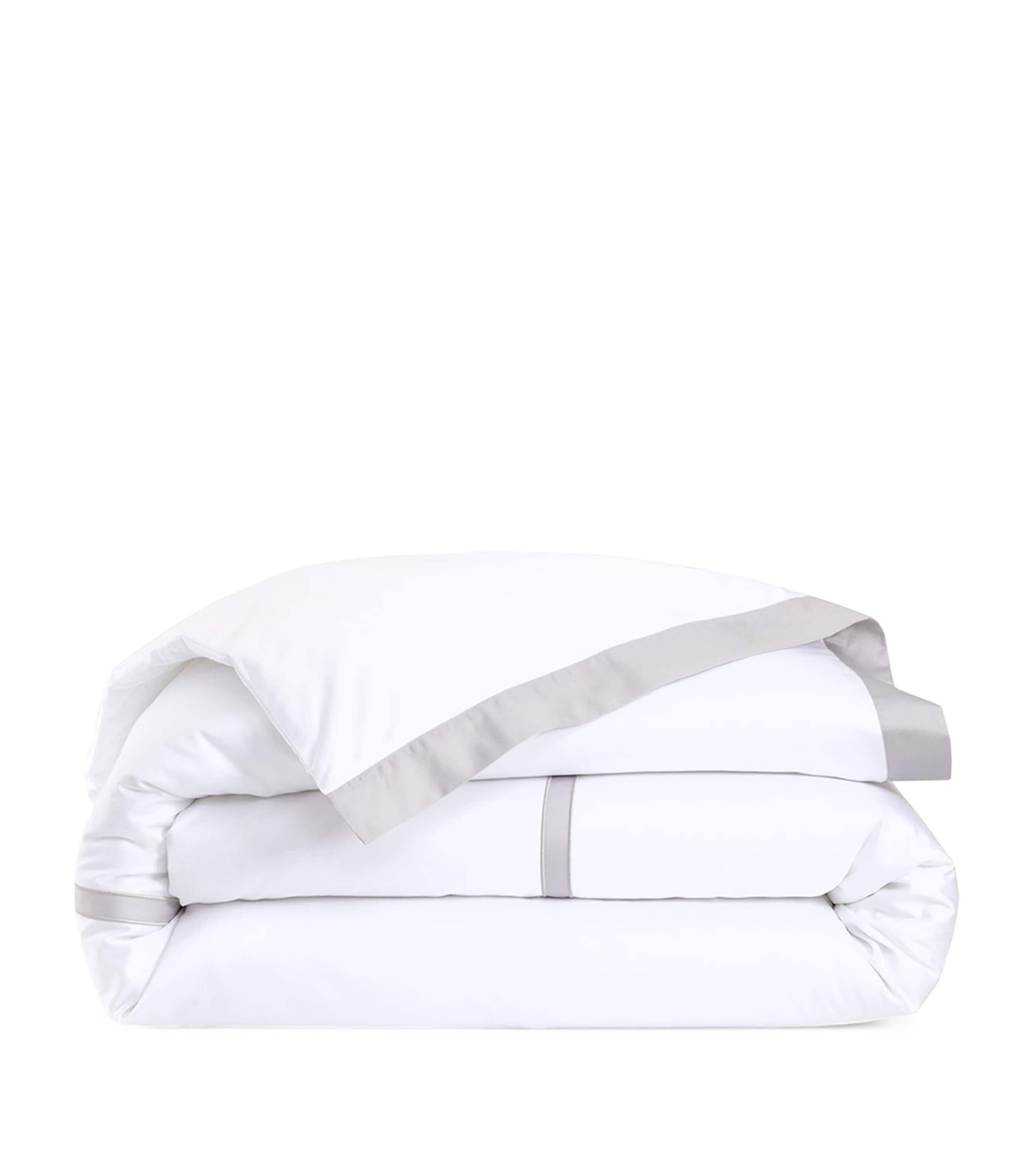 Yves Delorme Couture Haussmann Brume Super King Duvet Cover (220cm x 240cm) Brume Image 2