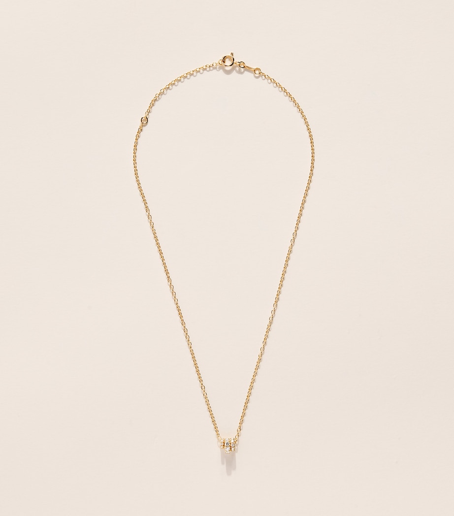 Spinelli Kilcollin Yellow Gold and Diamond Vesta Necklace Yellow Gold Image 3
