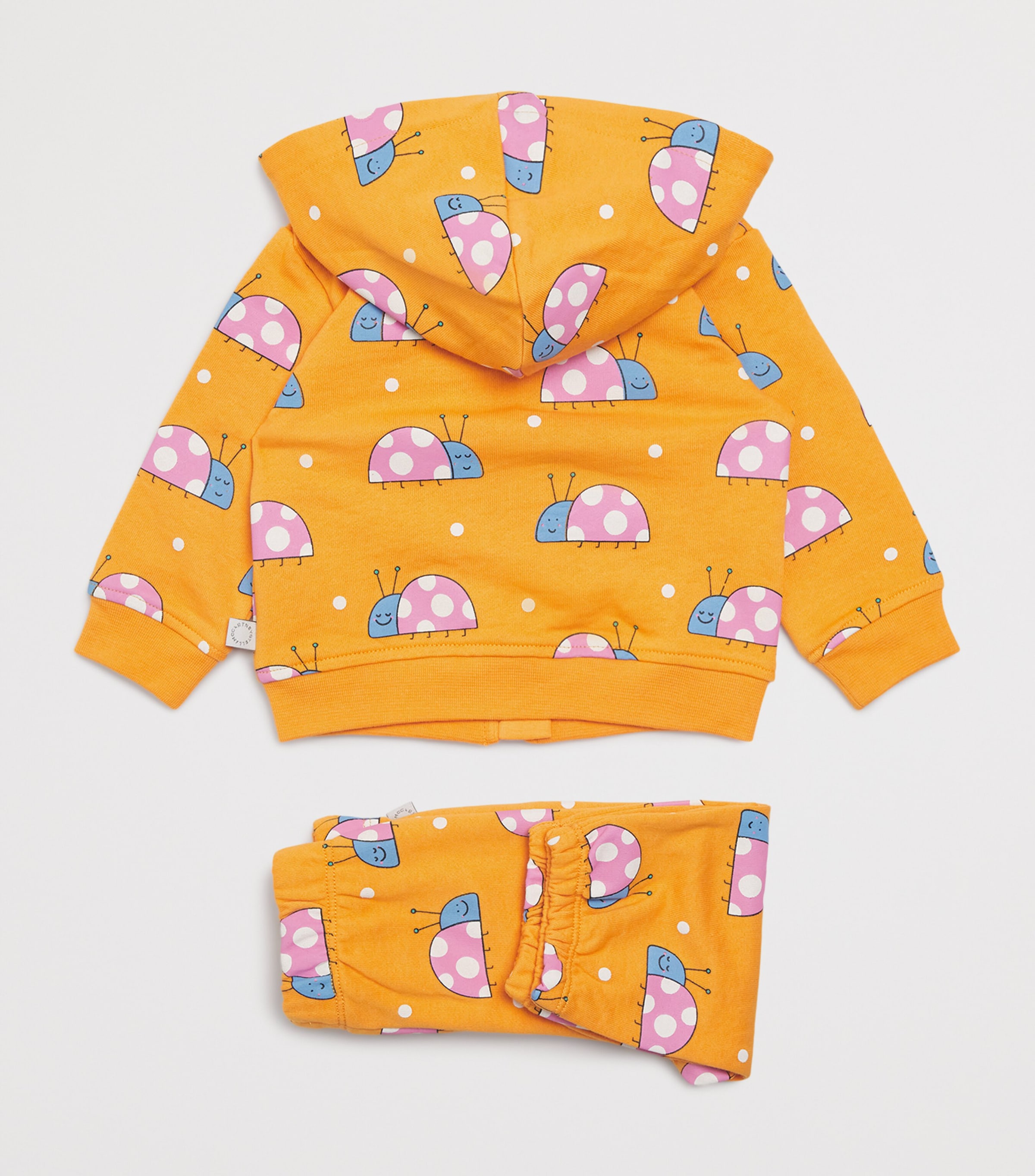 Organic Cotton Ladybird Tracksuit (6-36 Months) 465MCARANCIO/MULTI Image 2