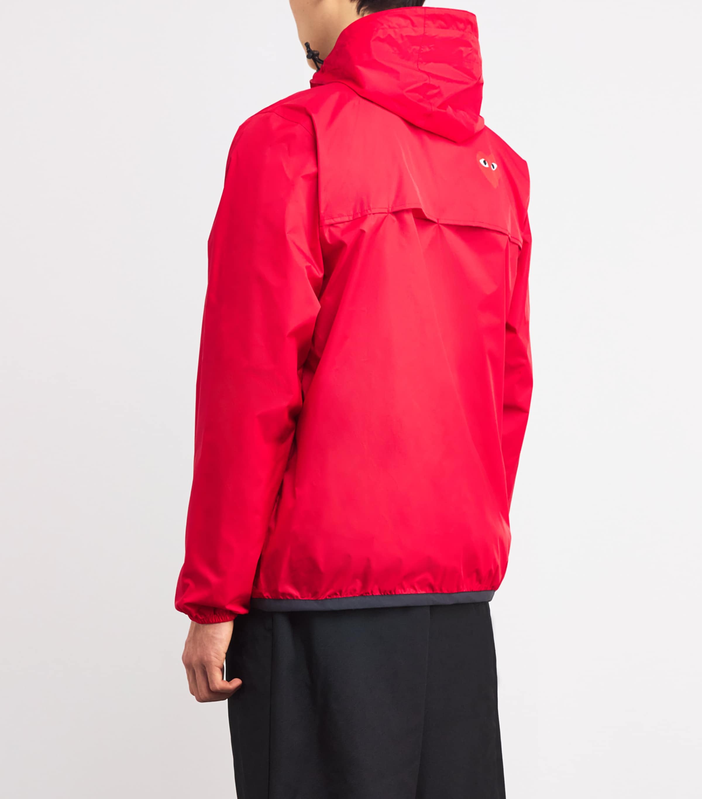 x K-Way Nylon Water-Resistant Jacket RED Image 4
