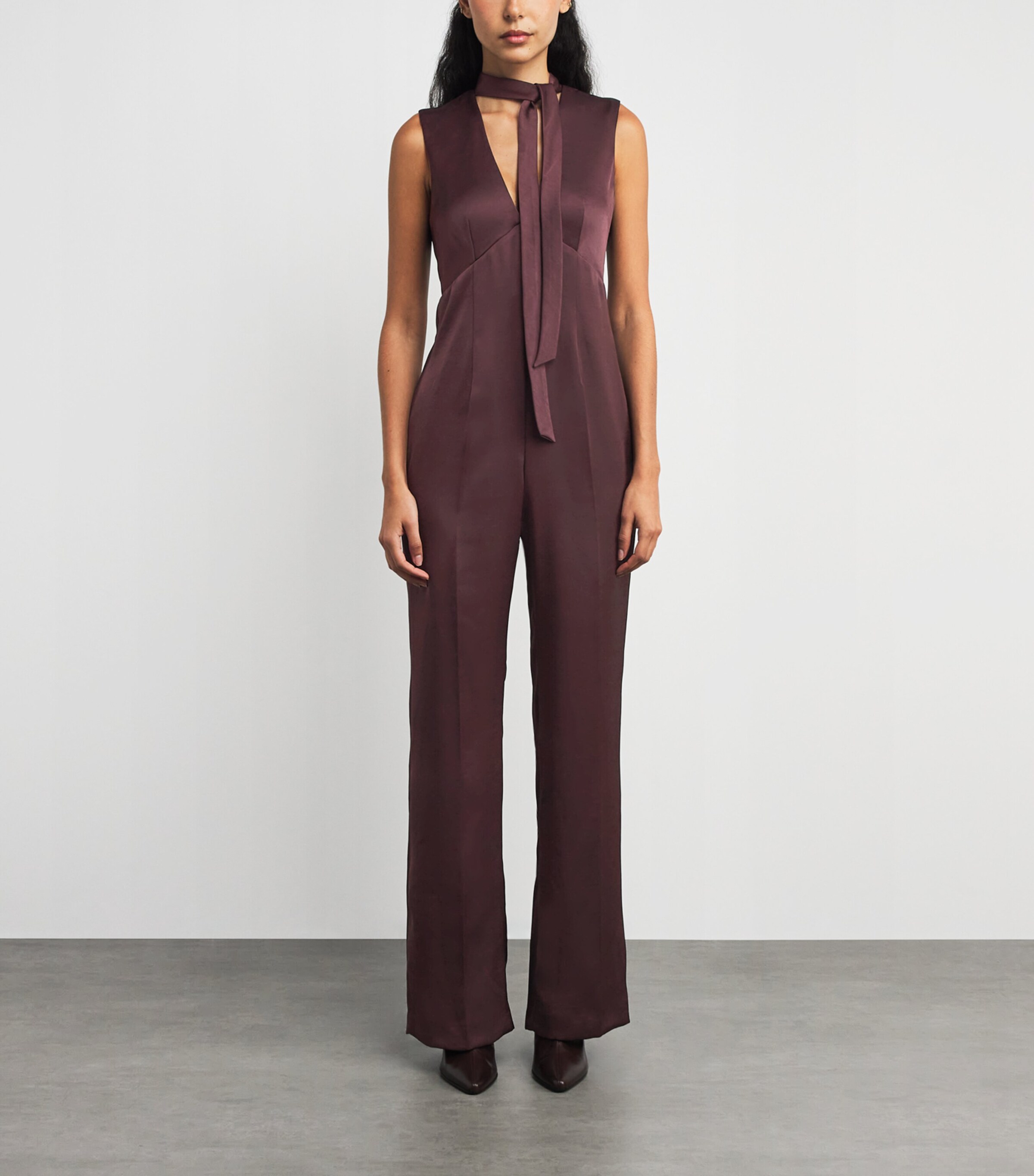 Satin Jumpsuit AUBERGINE Image 6