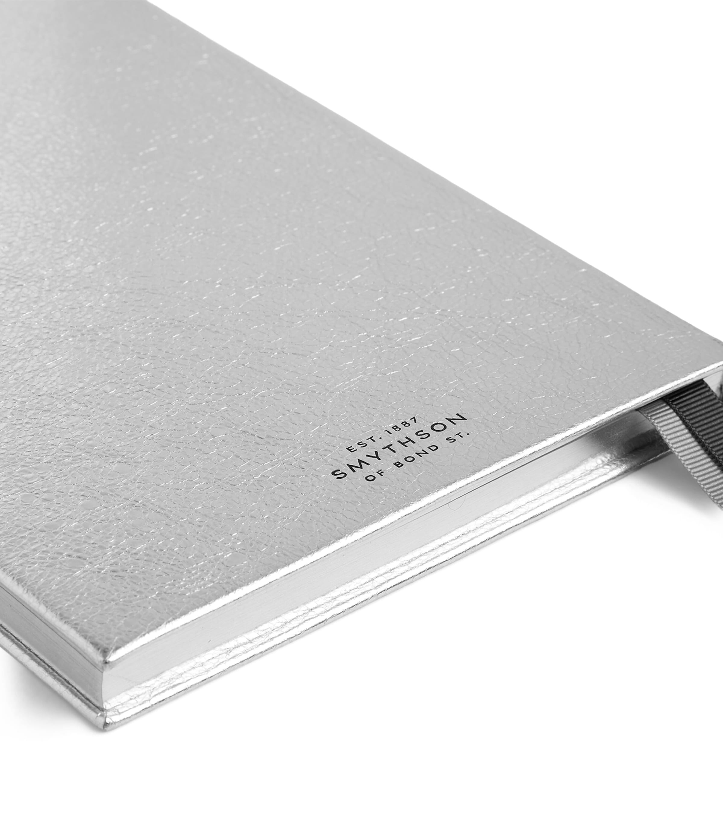Smythson Leather Soho Weekly Diary 2027 Silver Image 6
