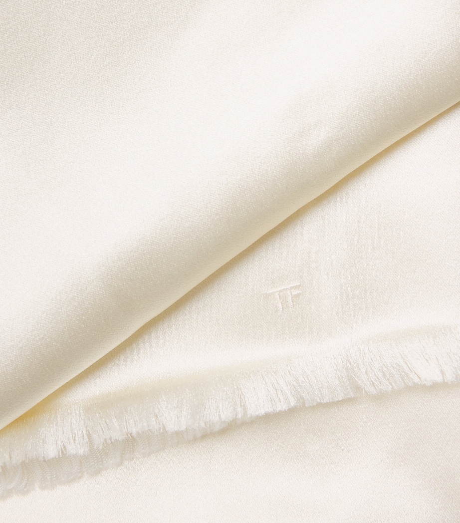 TOM FORD Silk Tuxedo Scarf Wab Image 3