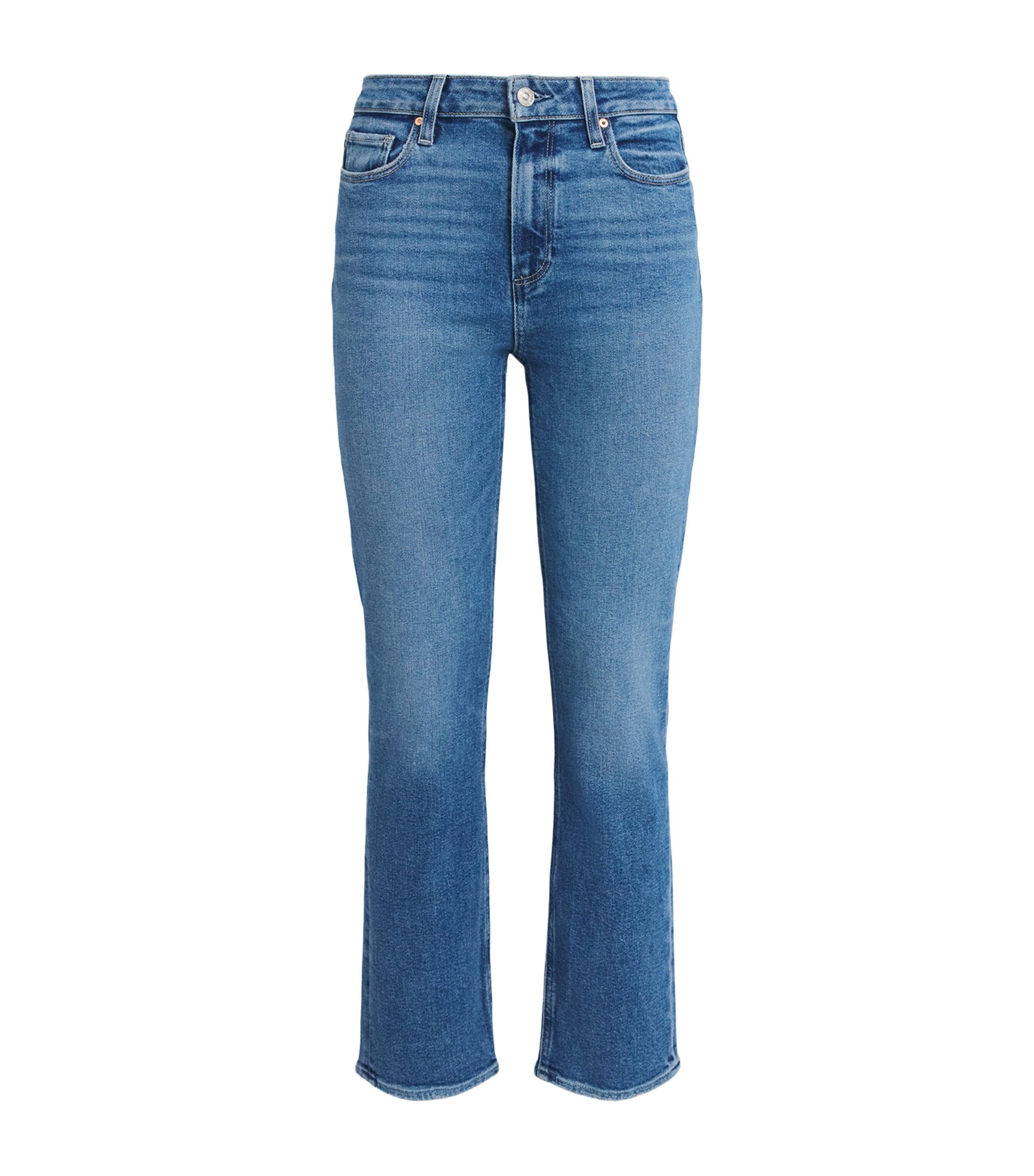 PAIGE Womens Stretch-Denim Cindy Straight Jeans Buckingham Image 1