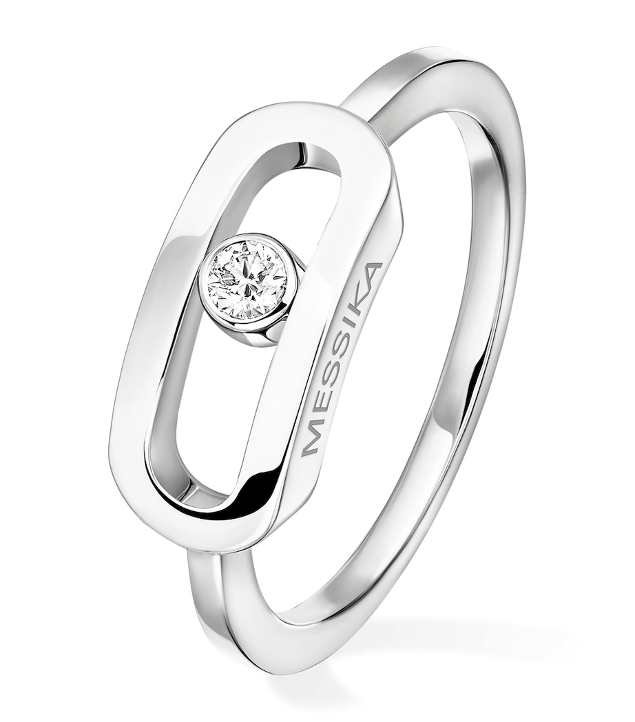 Messika Move Uno White Gold and Diamond Ring (0.06ct) White Gold Image 1