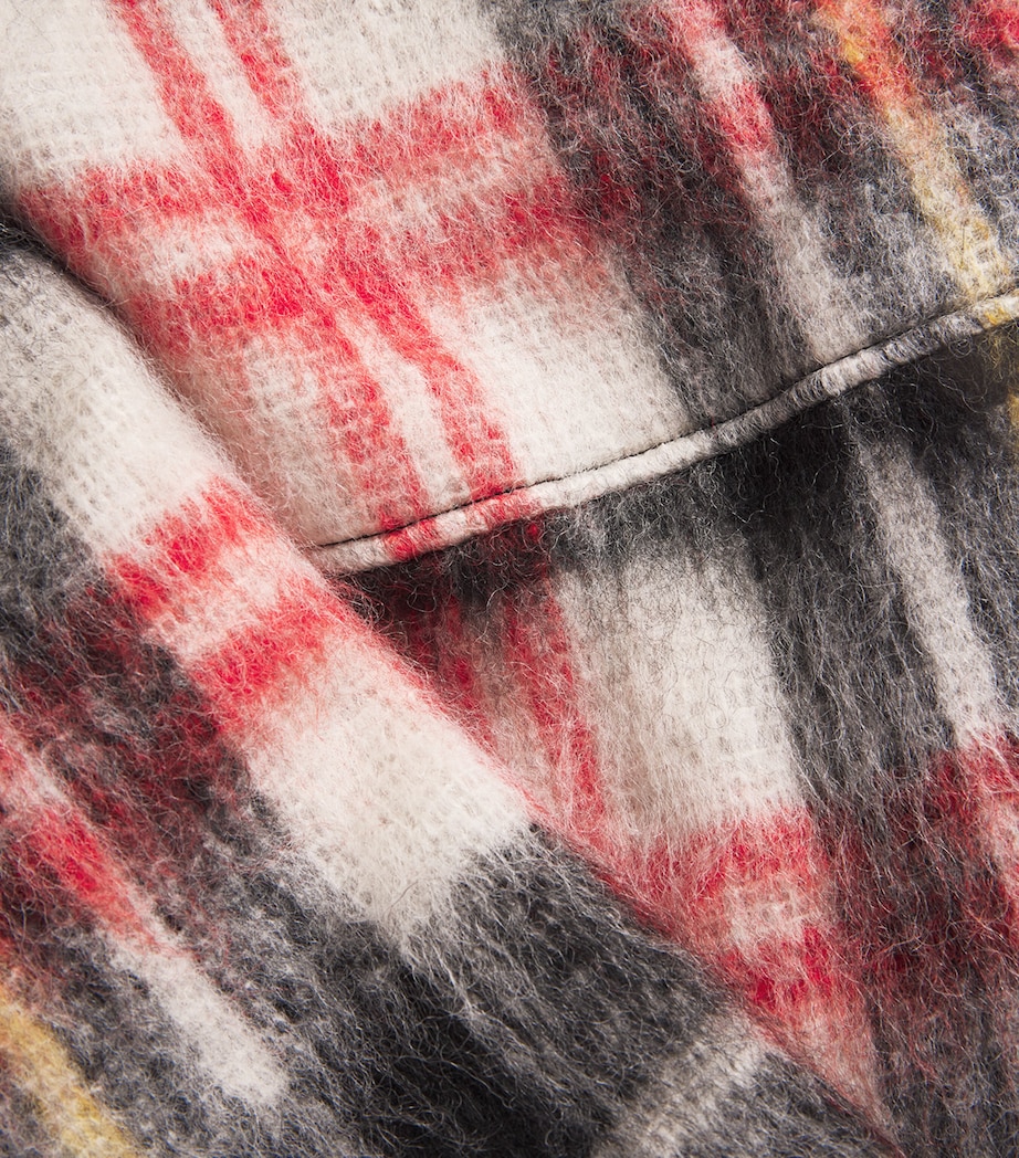 Wool-Blend Check Overshirt RED/BLACK CHECK 500 Image 5