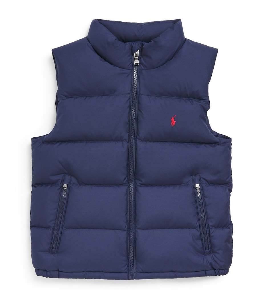 Ralph Lauren Kids Down Puffer Gilet (2-7 Years) Navy Image 1