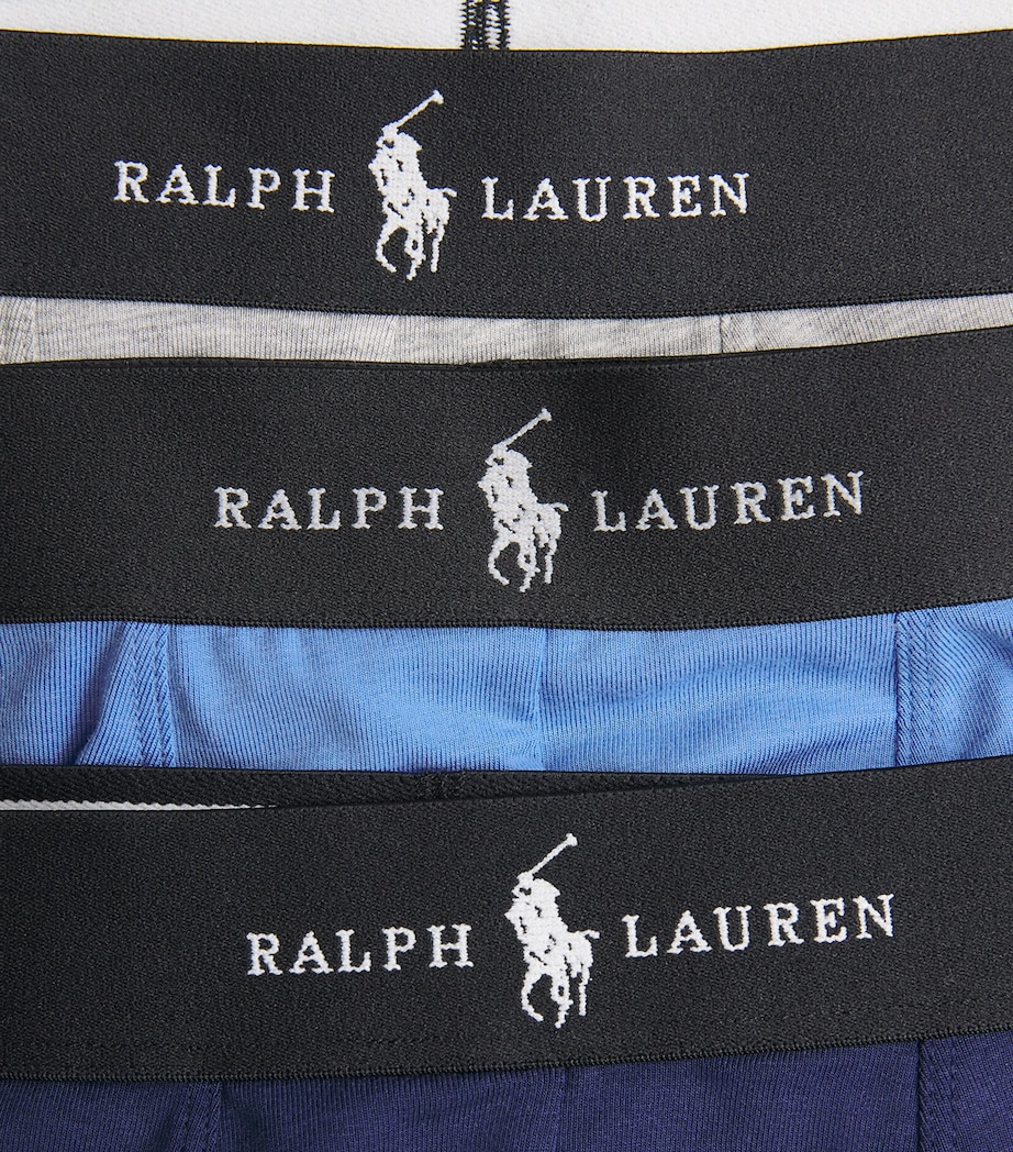 Cotton-Blend Premium Trunks (Pack of 3) NVY/ISL BLU/AND HTR Image 5