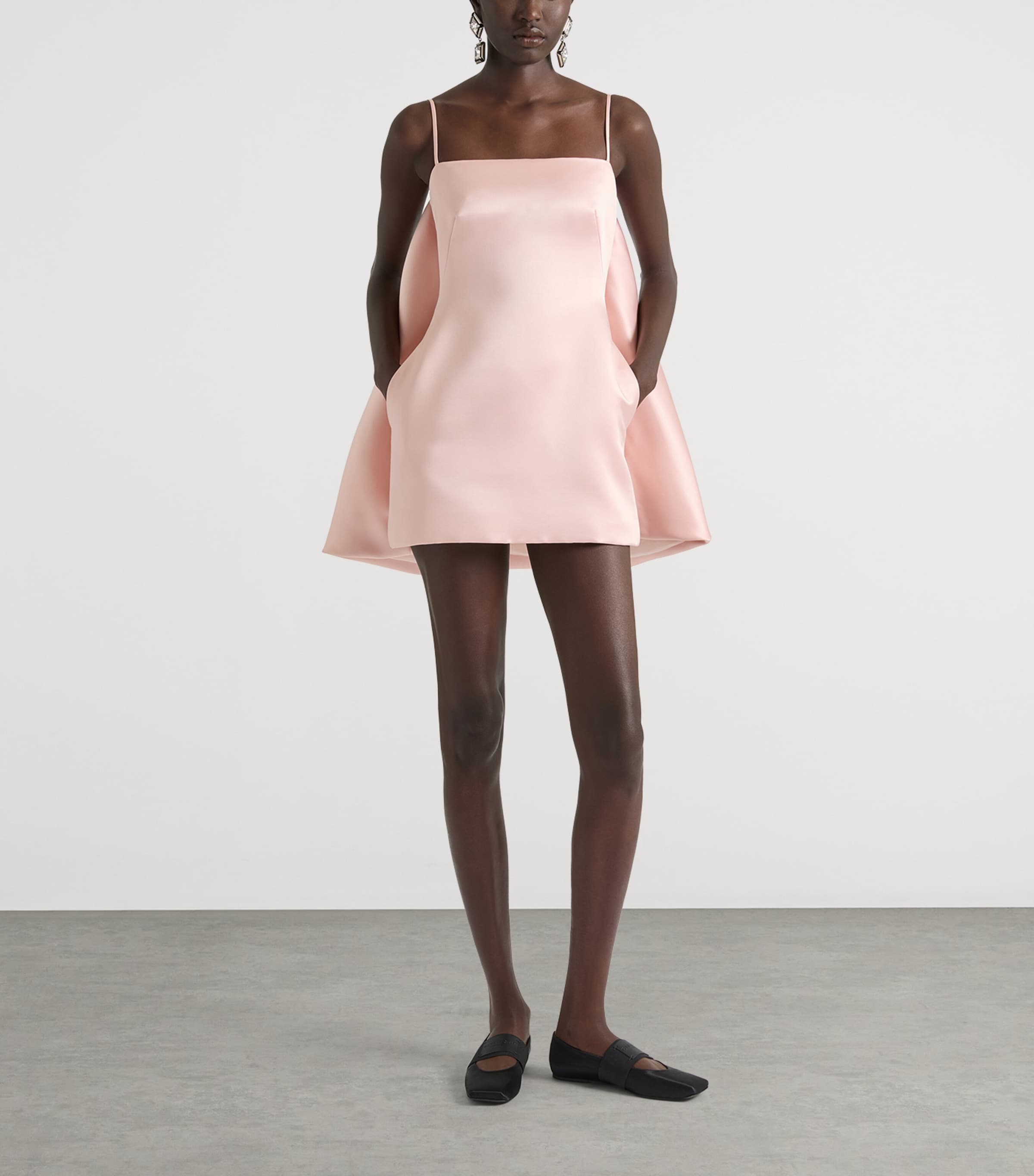 Givenchy Womens Silk Mini Dress Silk Pink Image 2