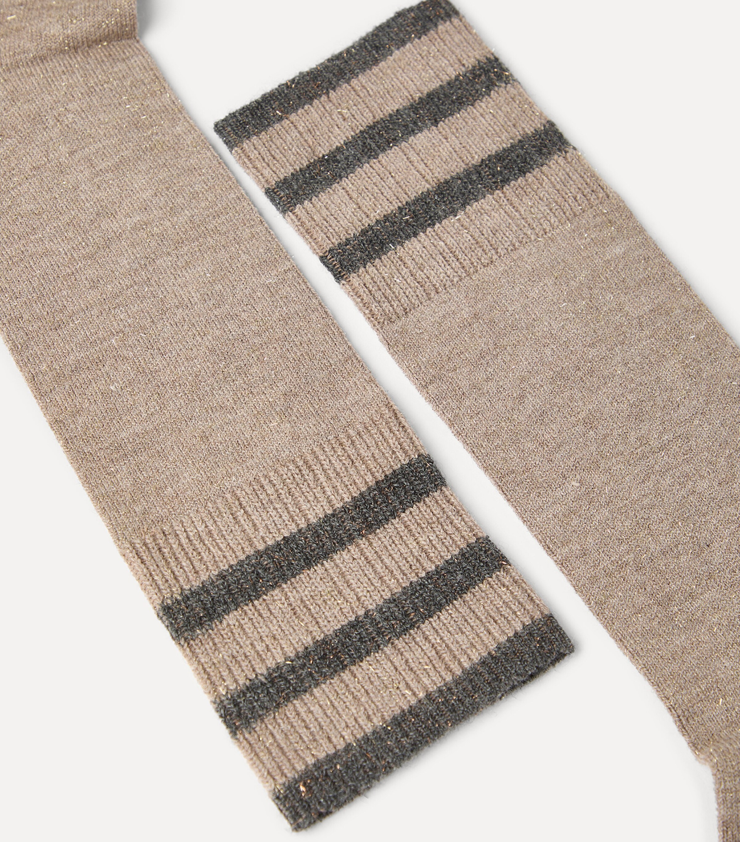 Brunello Cucinelli Womens Cashmere-Blend Sparkling Knit Socks Image 2