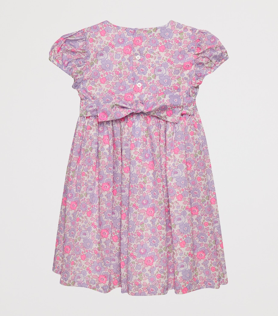 Trotters Cotton Floral Betsy Party Dress (2-5 Years) Lilac Betsy Image 2