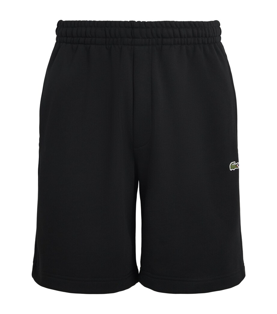 Lacoste Cotton Logo Shorts Black Image 1