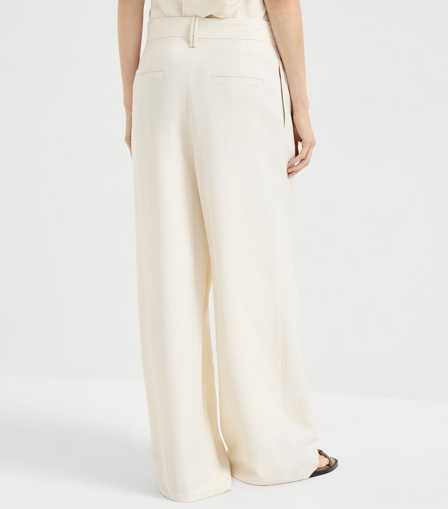 Twill Wrap Trousers C579 Image 5