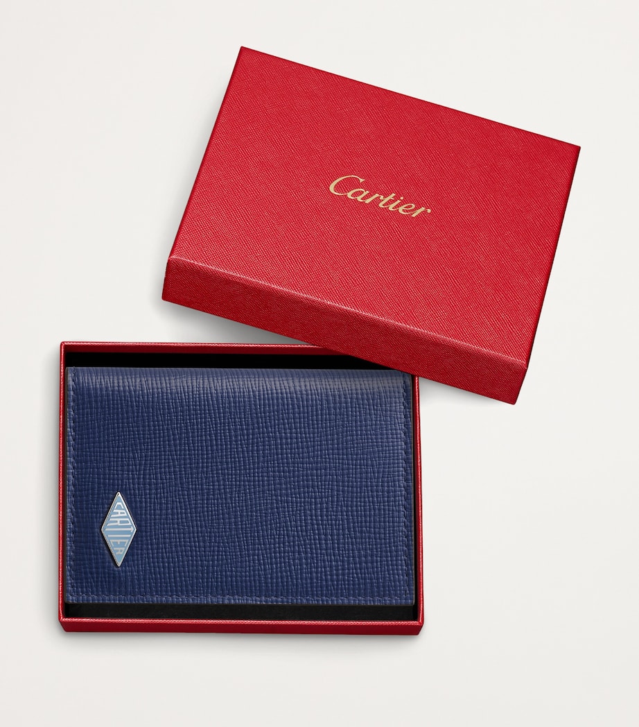 Cartier Losange 4-Credit Card Holder BLUE Image 4