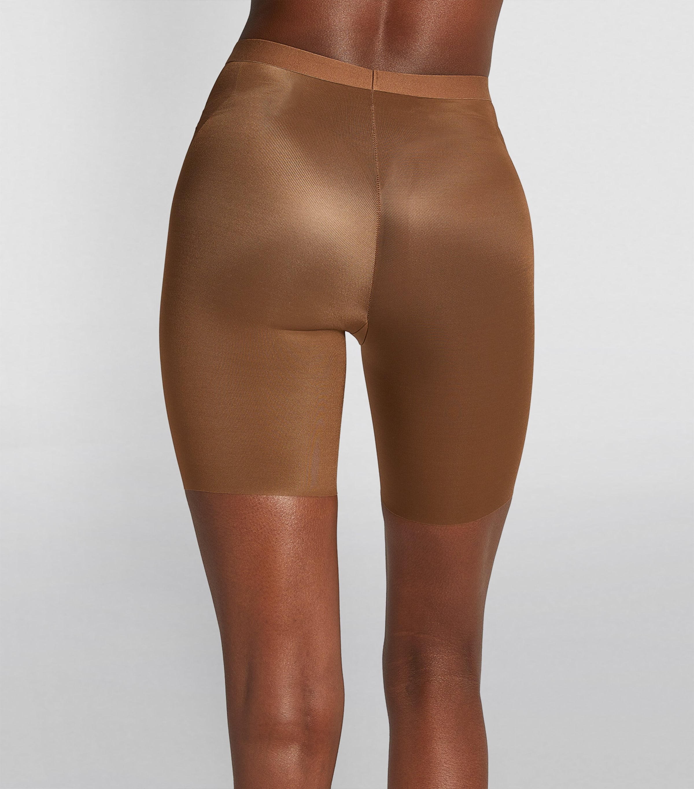 SPANXshape Invisible Mid-Thigh Shorts - Medium Control CHESTNUT BROWN Image 3