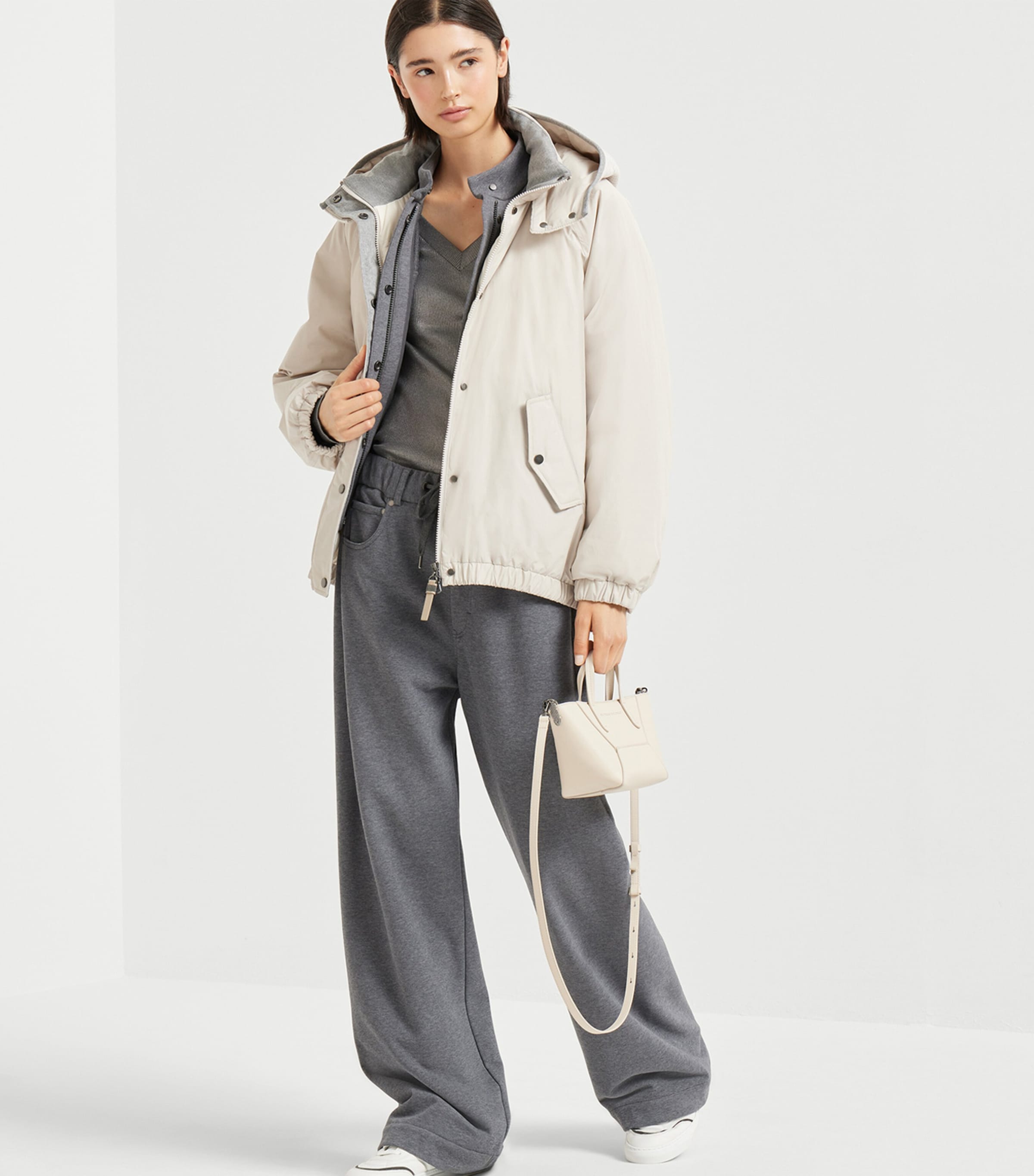 Techno Cotton Puffer Jacket C7958 Image 4