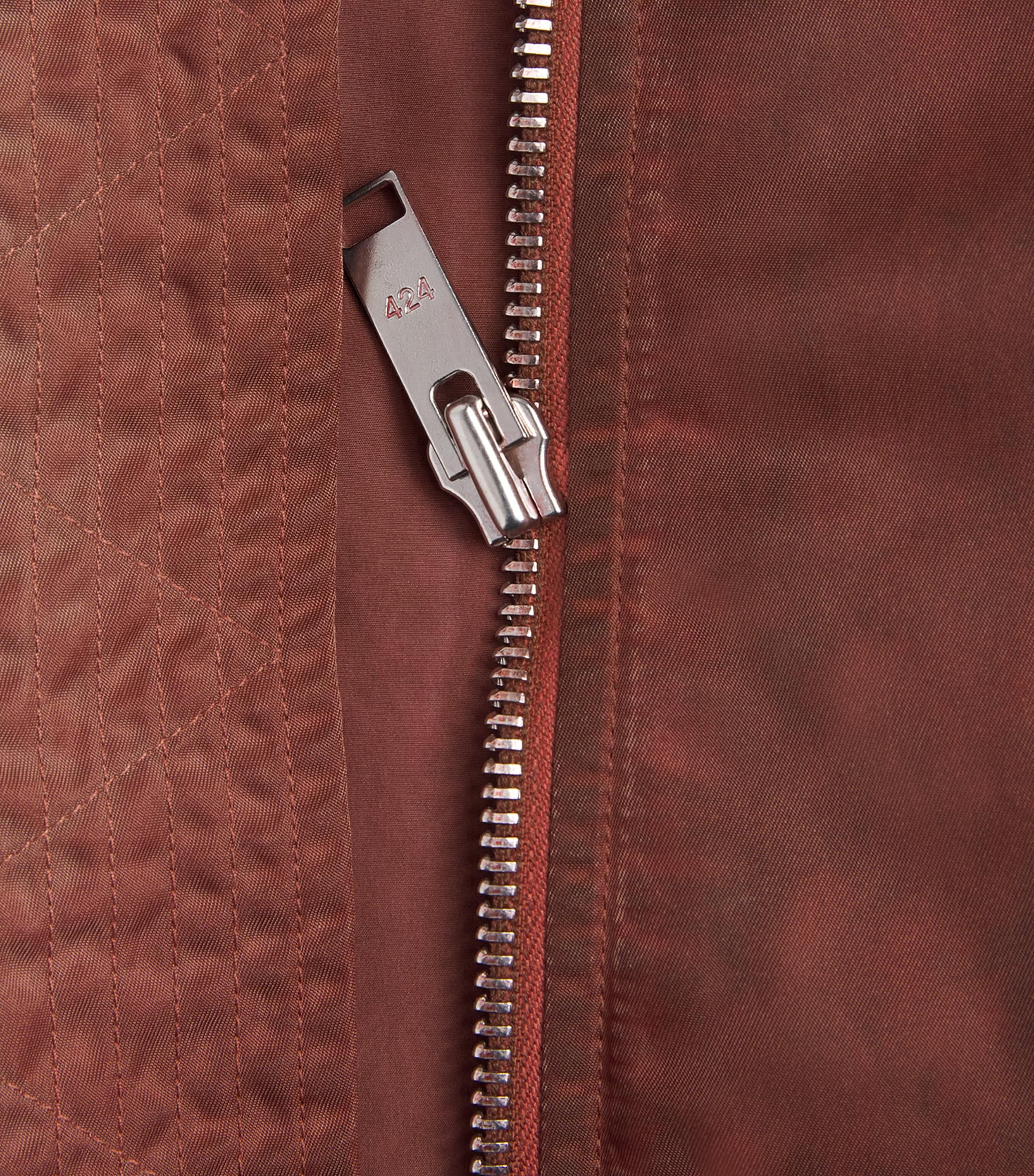 Military Bomber Jacket RED Image 5