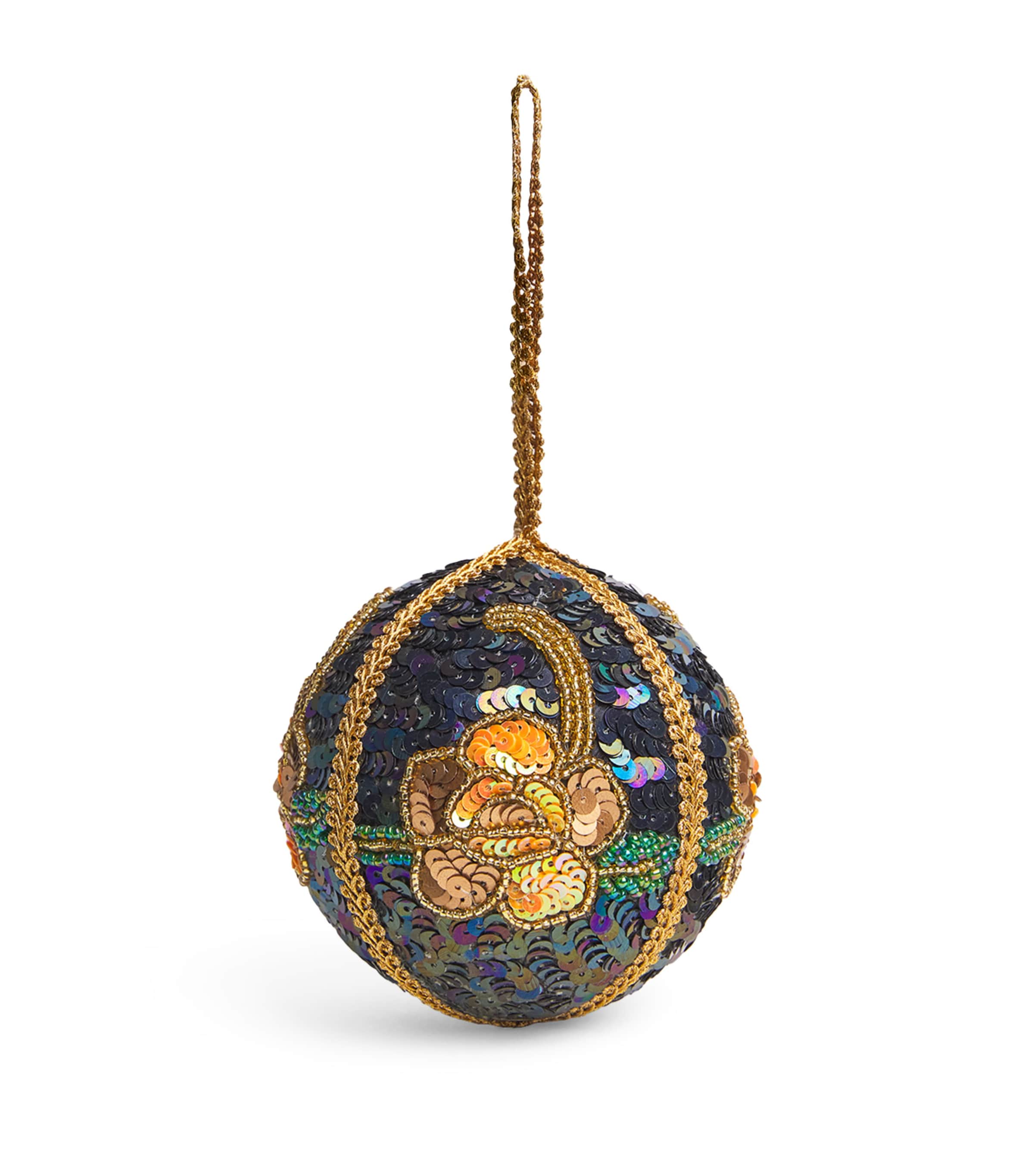 Sudha Pennathur Sequinned Flower Bauble