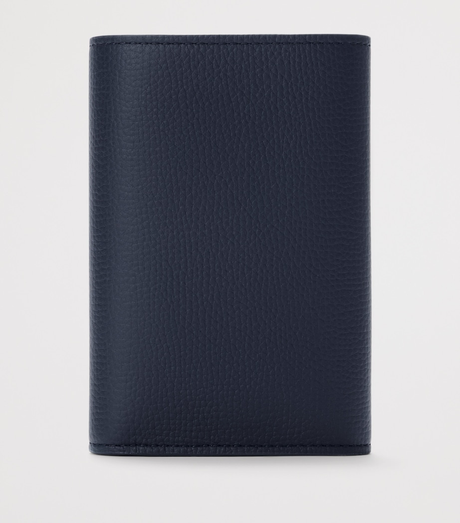 LOEWE Small Leather Anagram Wallet Deep Navy Image 4