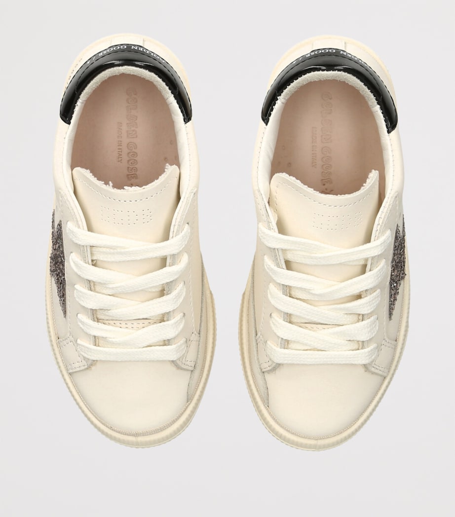 Leather May Sneakers WHITE/BLK Image 4