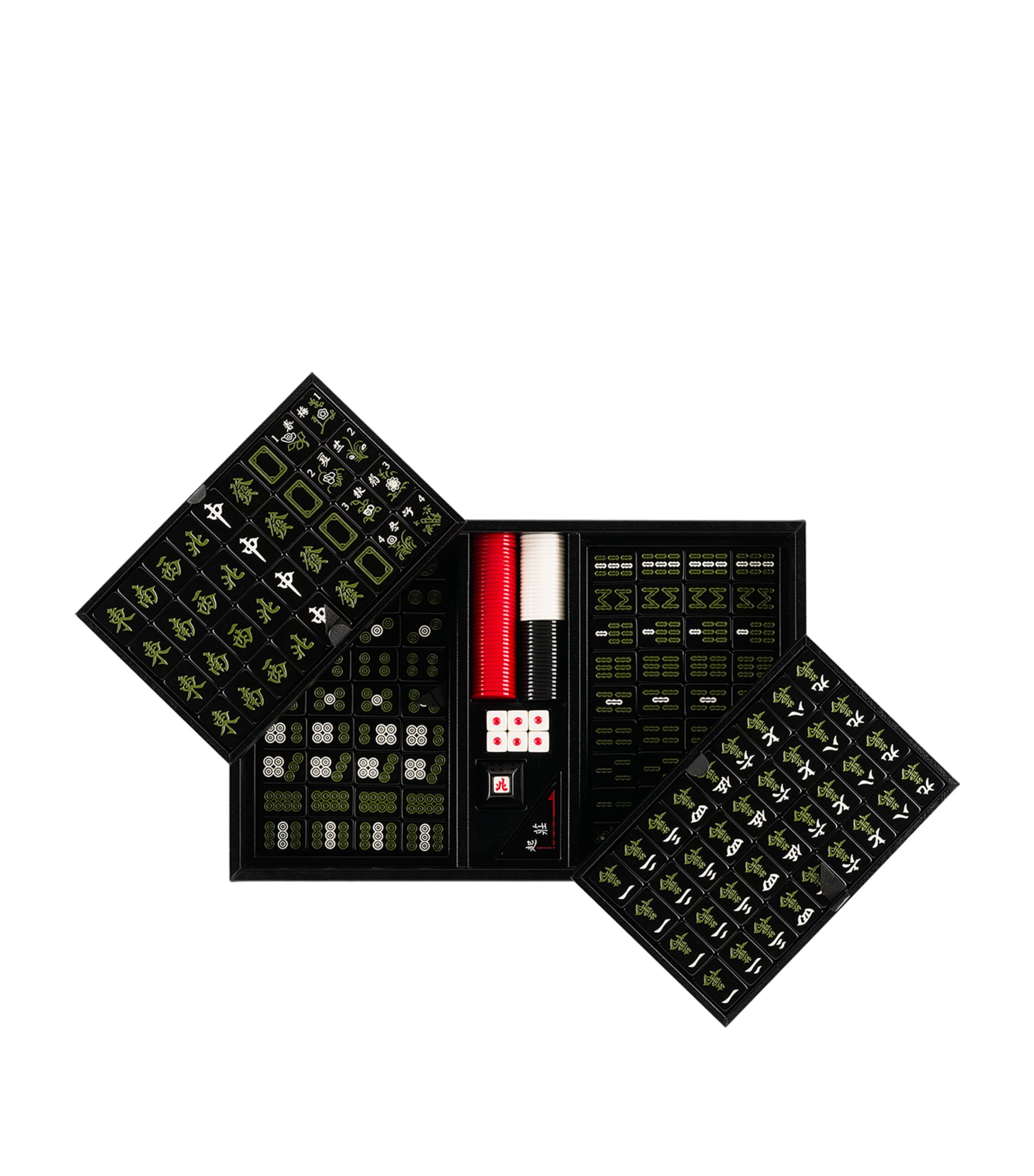 Saffiano Leather Mahjong Set