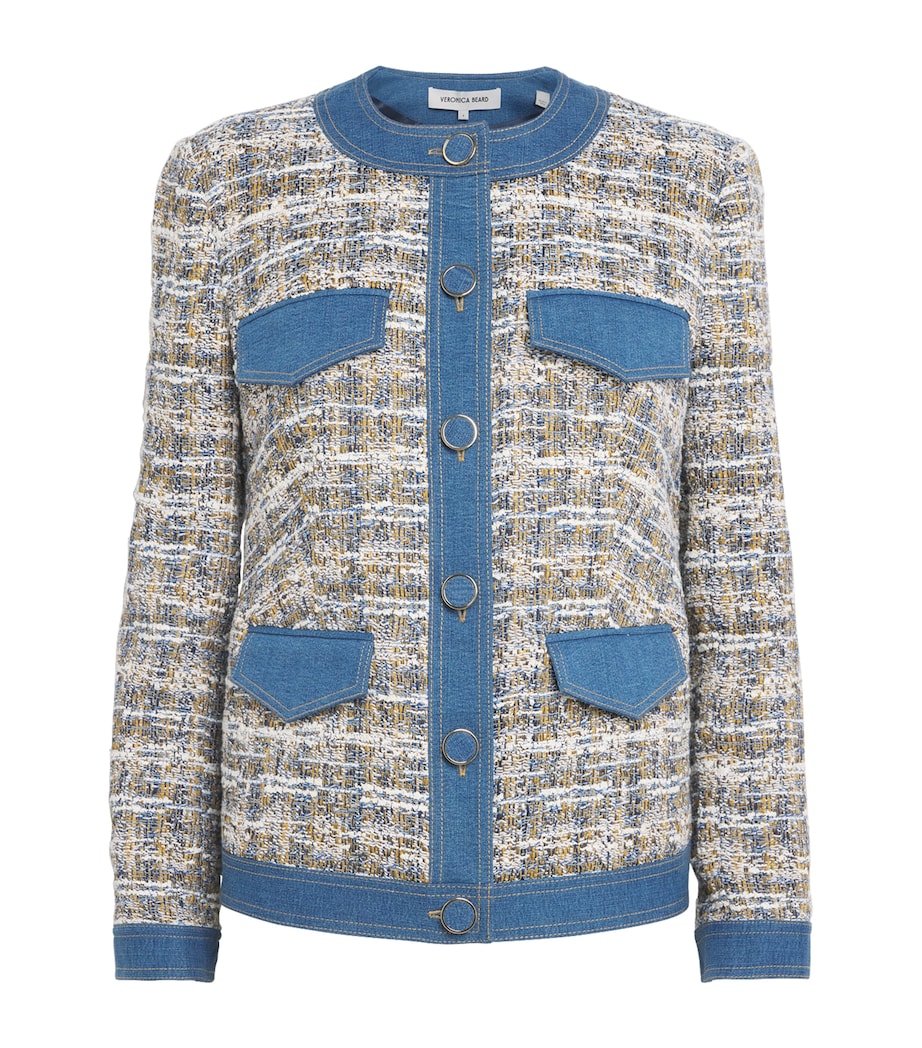 Tweed Ainslie Jacket B1426 NAVY MULTI Image 1