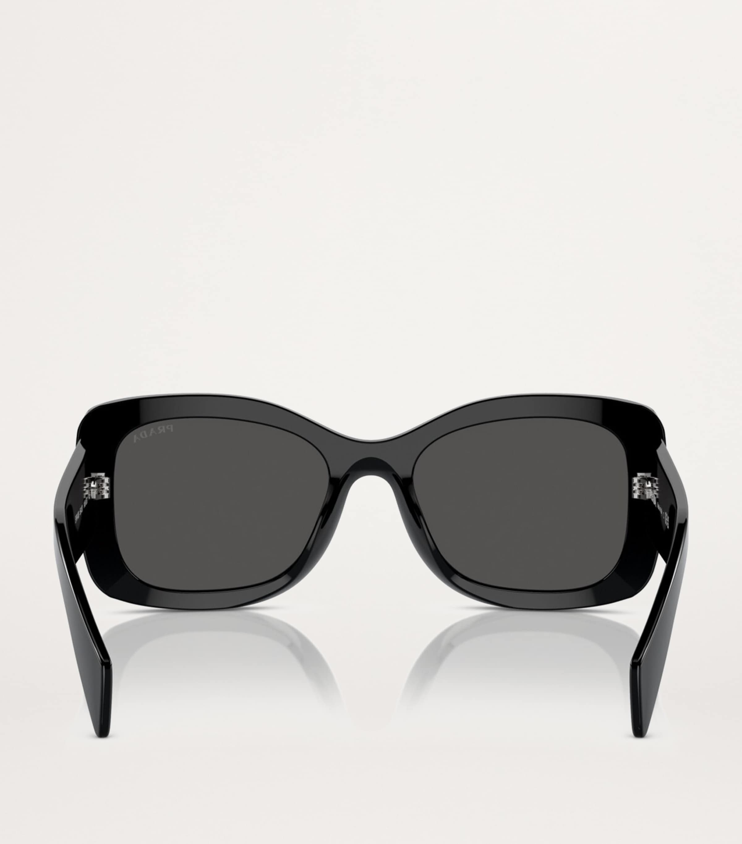Acetate Geometric Sunglasses 1AB5S0 Image 4