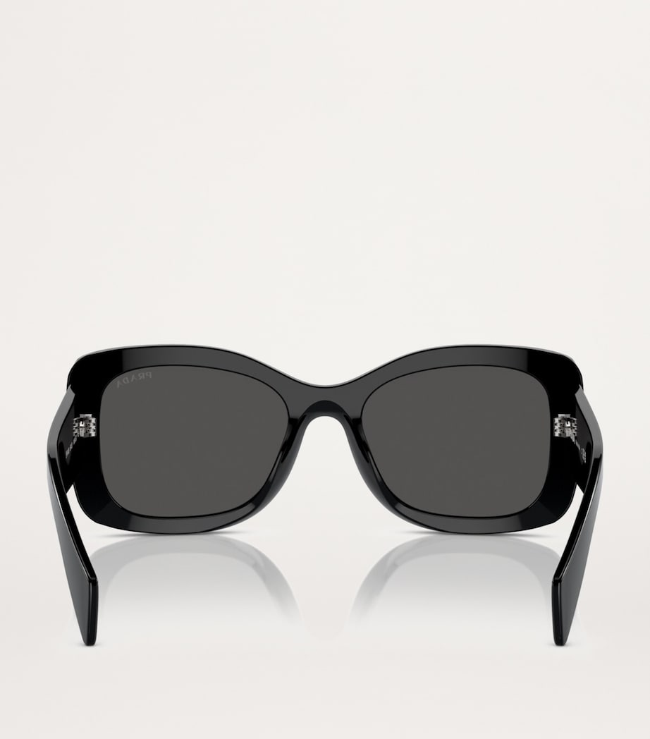 Acetate Geometric Sunglasses 1AB5S0 Image 4