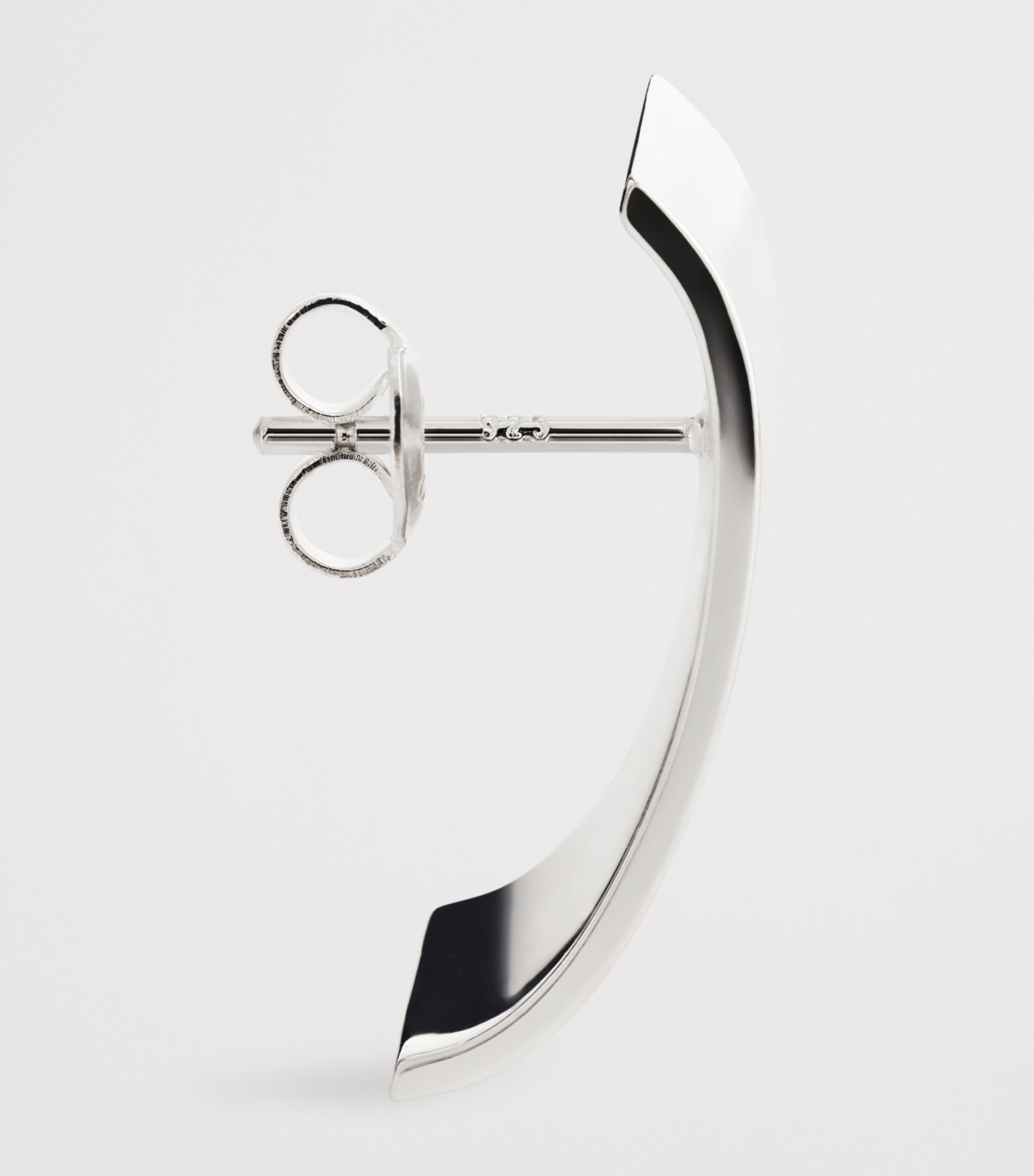 LIÉ STUDIO Sterling Silver Square Sonya Earrings Silver Image 4