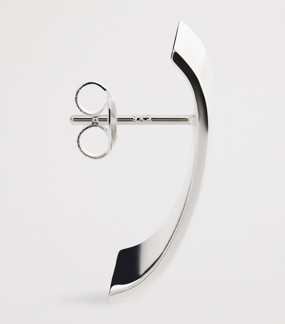 LIÉ STUDIO Sterling Silver Square Sonya Earrings Silver Image 4