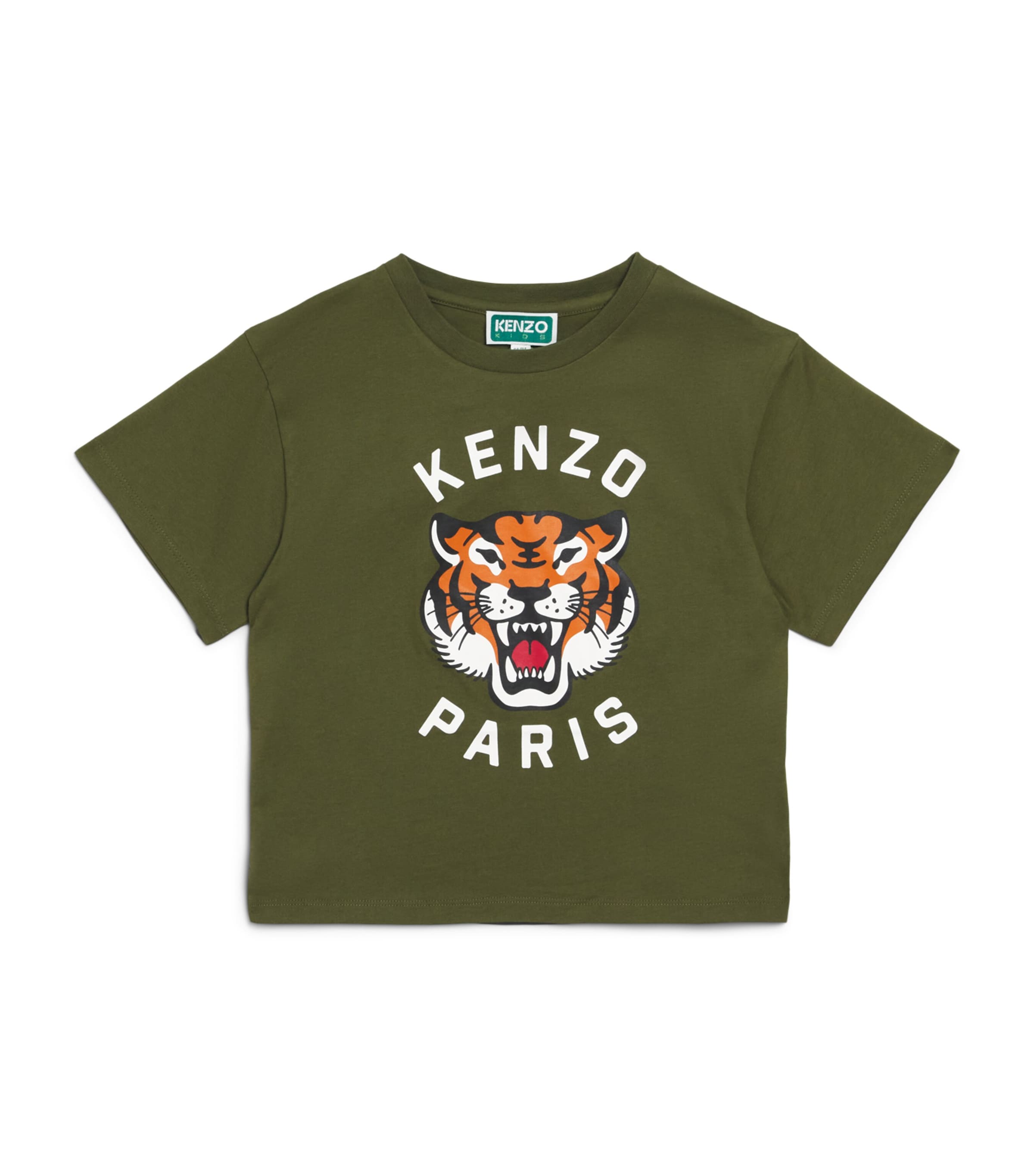 Cotton Logo T-Shirt (2-14 Years) 64BKHAKI Image 1