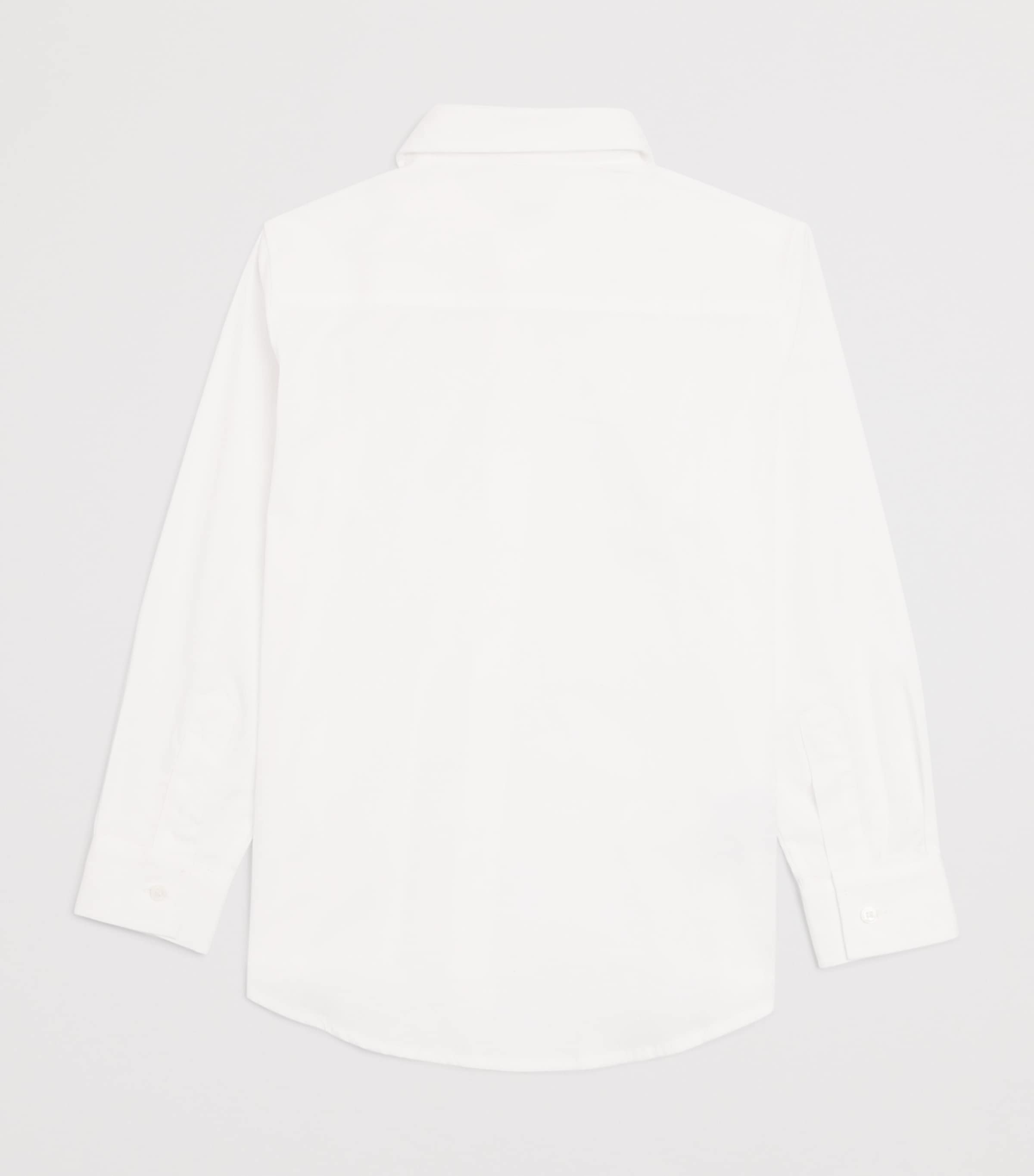 Il Gufo Stretch-Cotton Shirt (2-14 Years) White Image 2