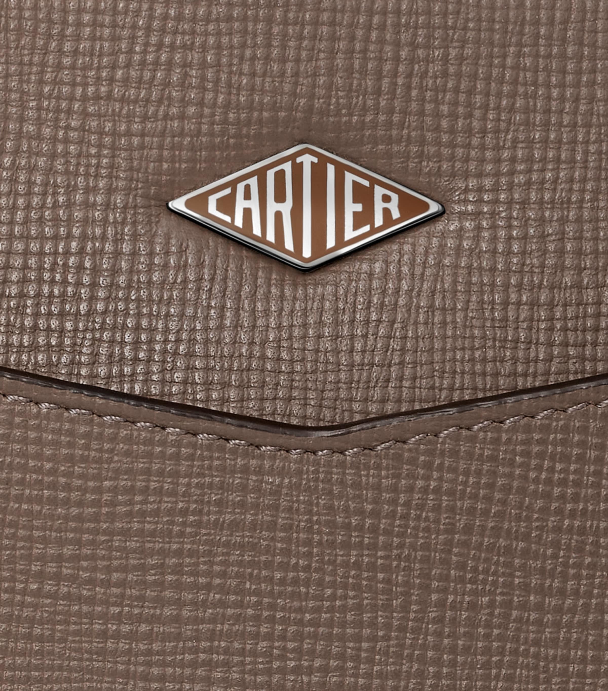 Calfskin Losange Portfolio Case PEPPER GREY Image 5