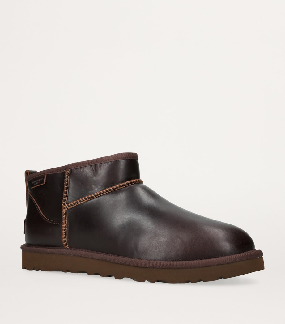 Leather Classic Ultra Mini Regen Boots BROWN/OTH Image 3