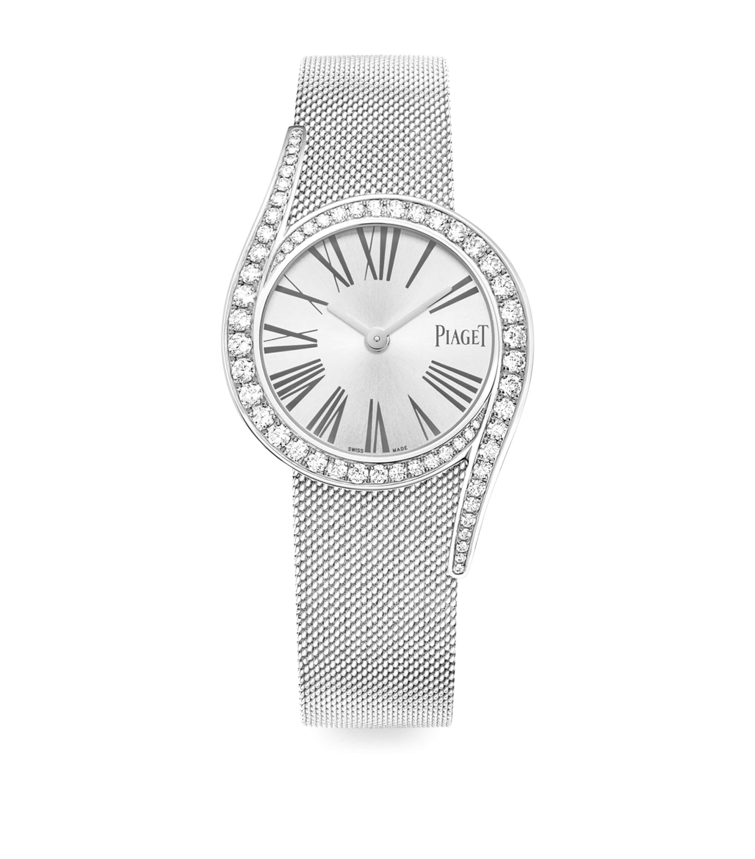 Piaget White Gold And Diamond Limelight Gala Watch In Grey
