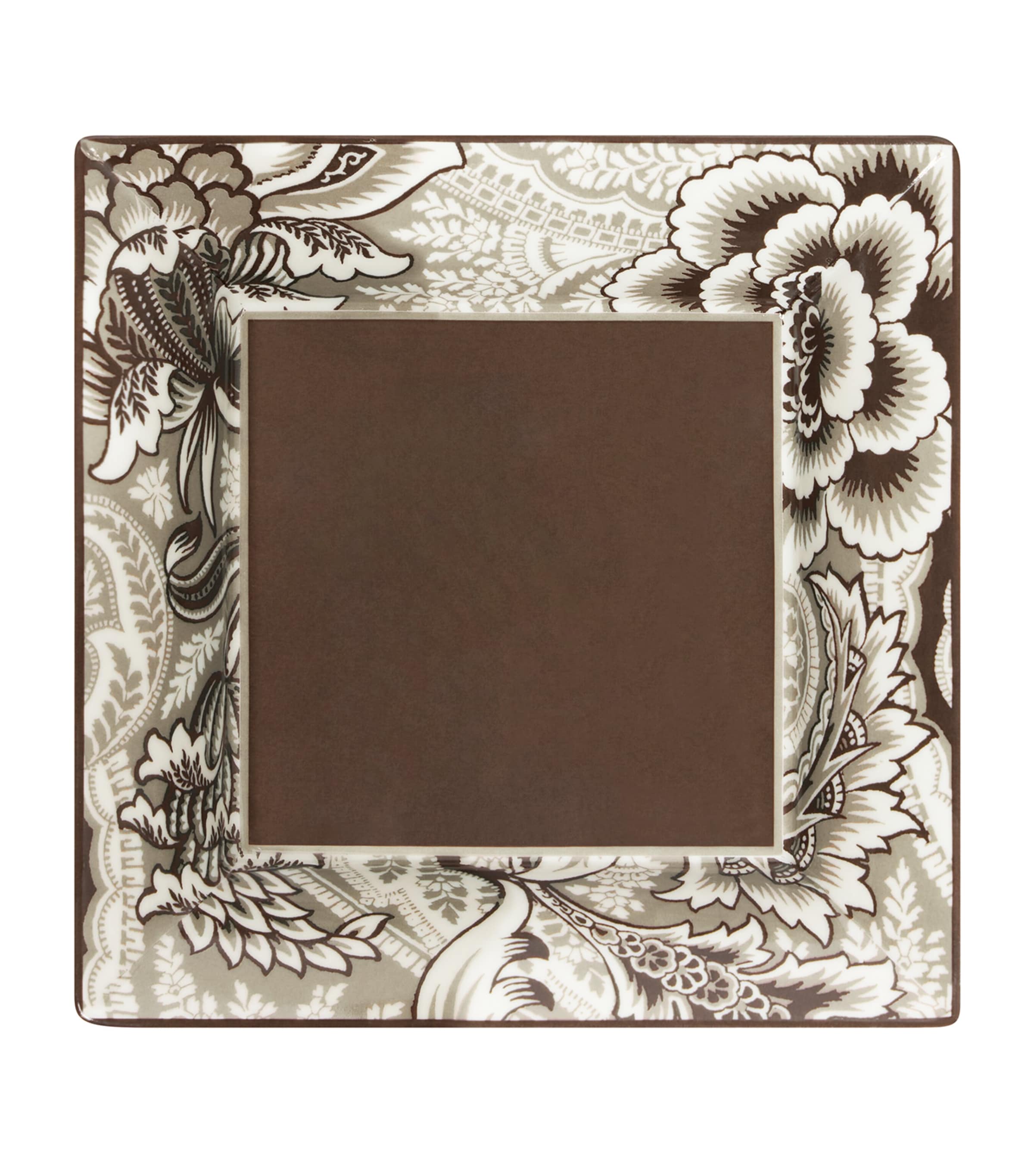 Porcelain Bloom Tray (16cm x 16cm) M0132 KHAKI Image 1