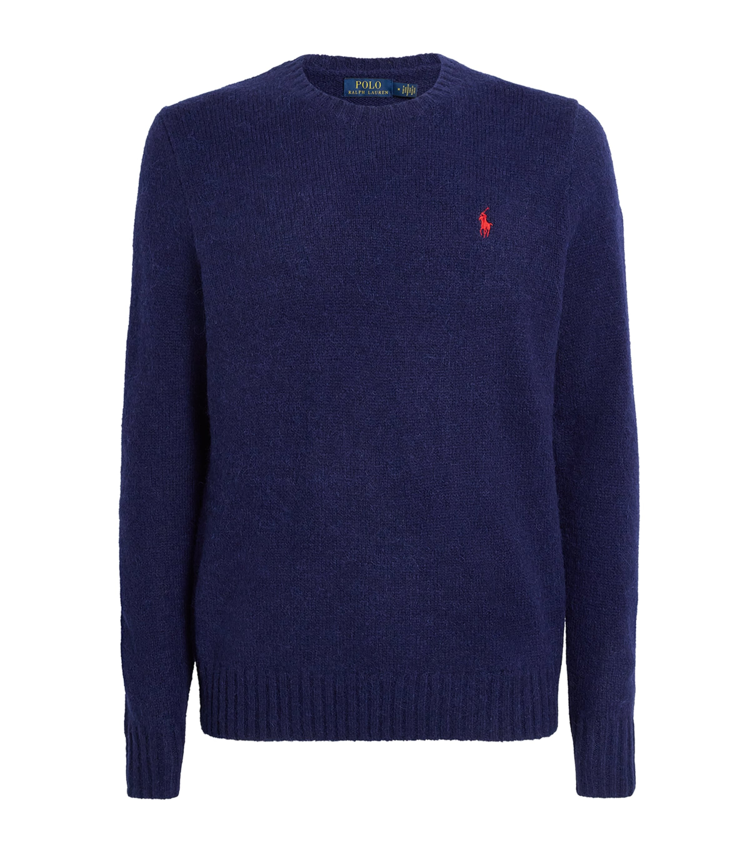Polo Ralph Lauren Wool-alpaca Logo Sweater In Blue
