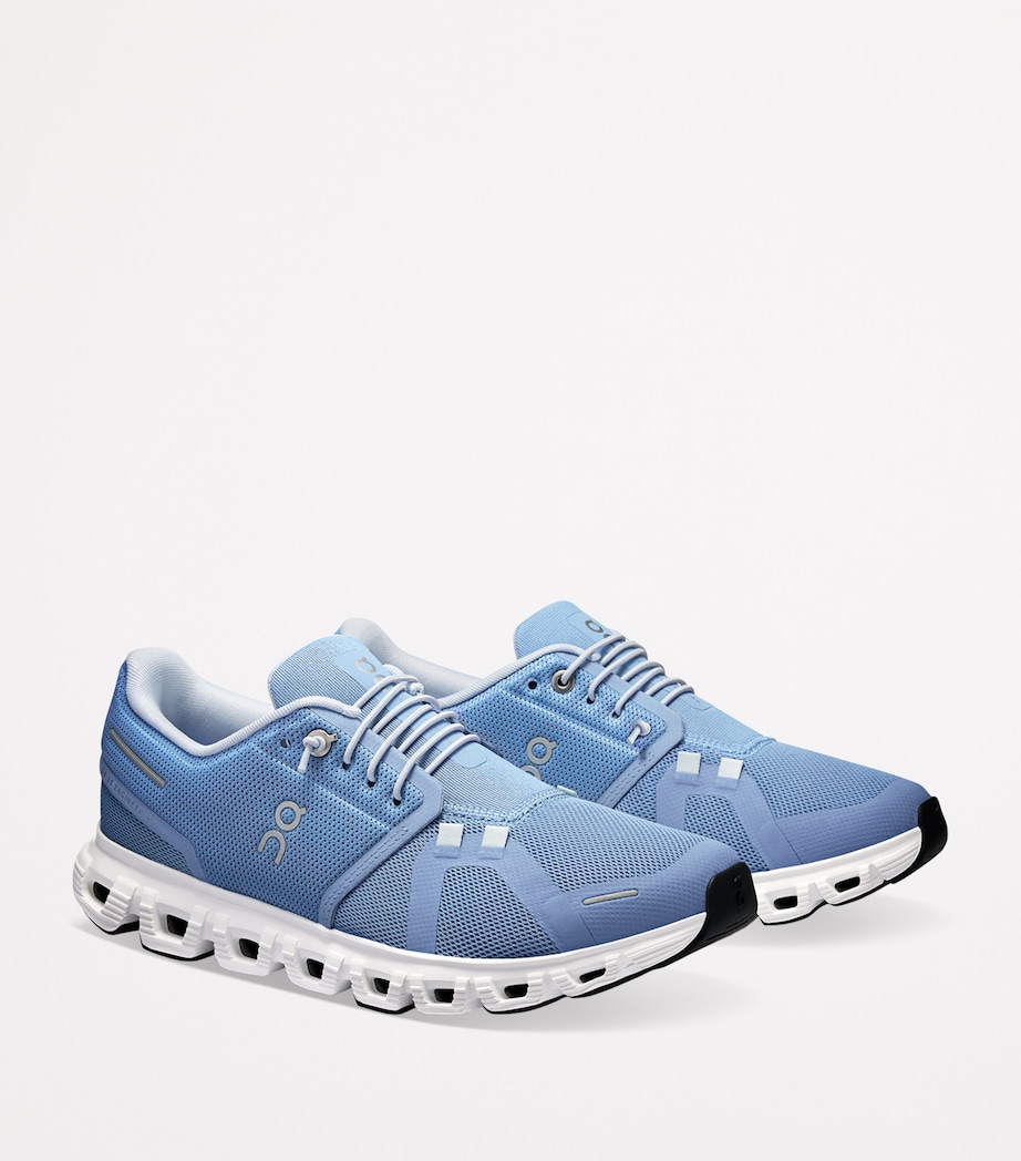 On Cloud 6 Trainers Chambray | White Image 5