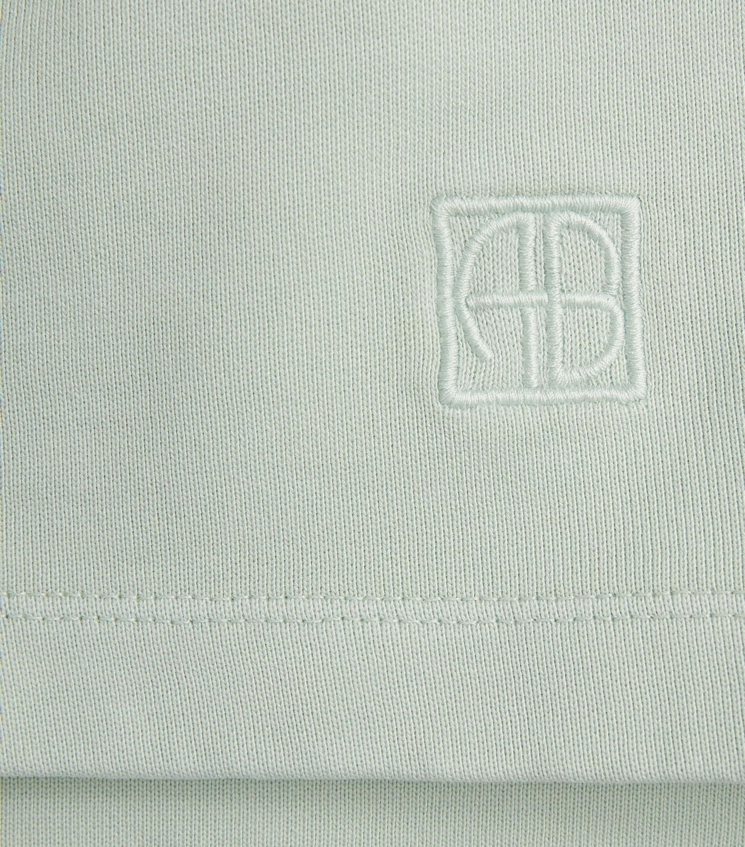 ANINE BING Womens Cotton Kam Sweatshorts Green Image 6