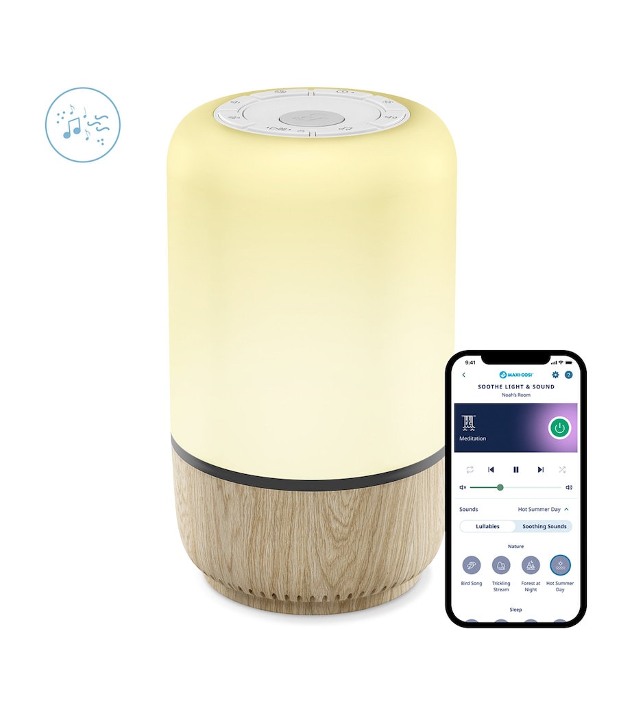 Soothe Light & Sound Night Light WHITE Image 7