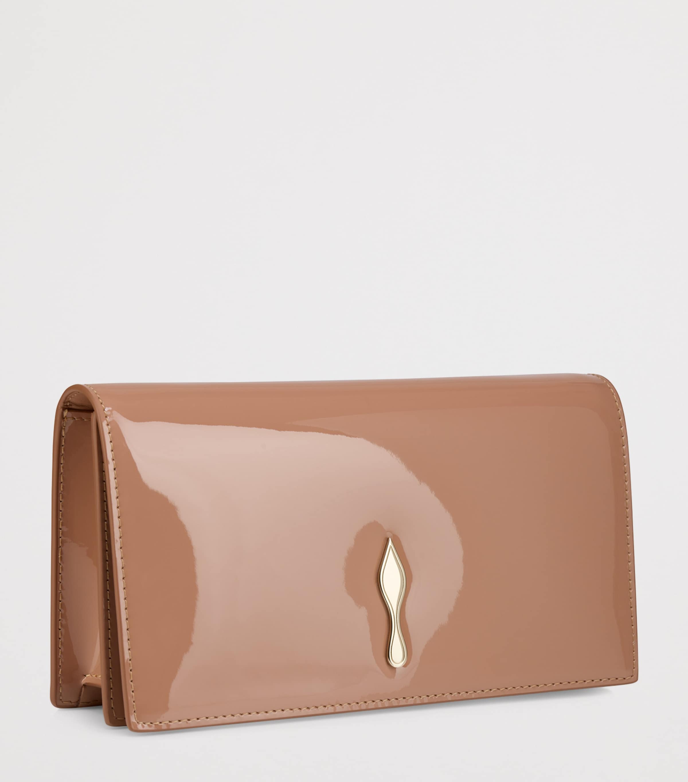 Bettina Patent Leather Clutch Bag CM3T Image 2