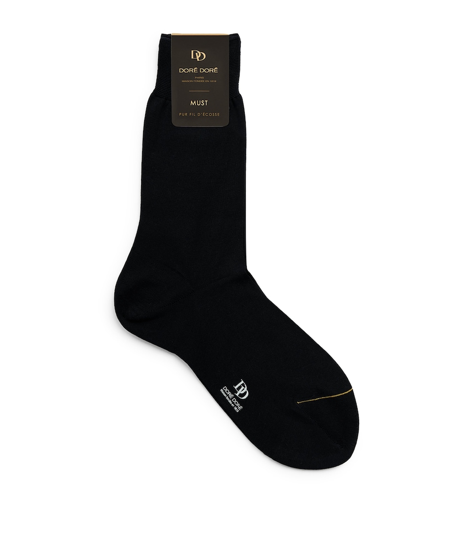 Doré Doré Mens Cotton Must Socks Marine Image 1