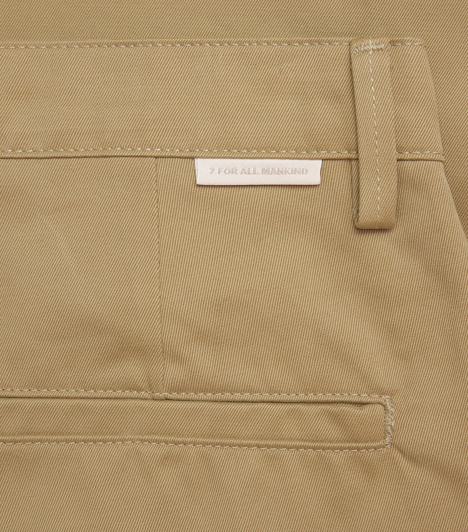 Cotton Twill Wide-Leg Trousers U71A8 Image 5