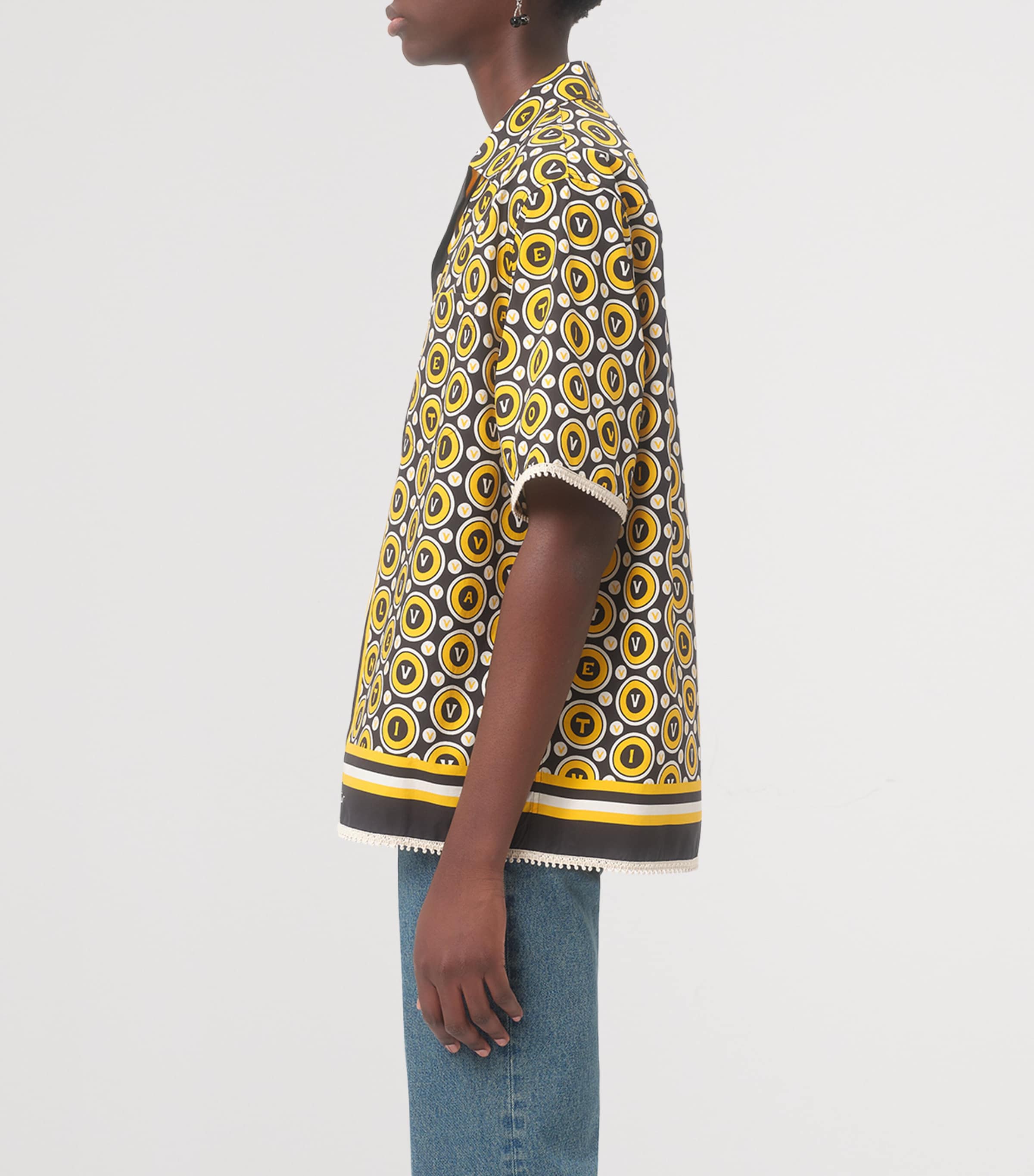 Cotton Bulles Royales Bowling Shirt CLP Image 3