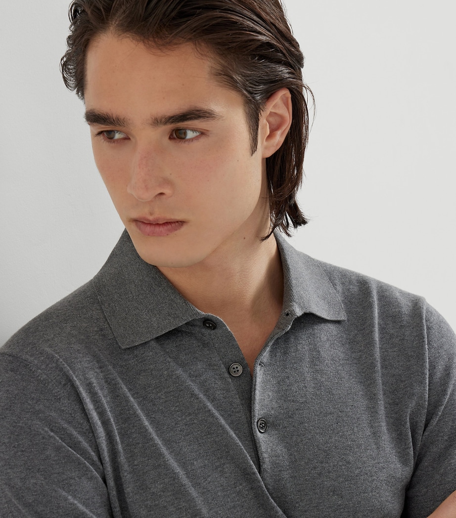 Cotton Polo Sweater CG217 Image 6