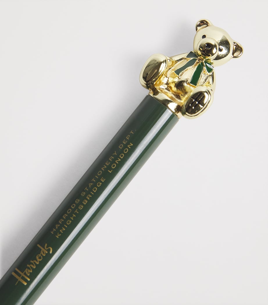 Harrods Henry Bear Pen Green Image 3