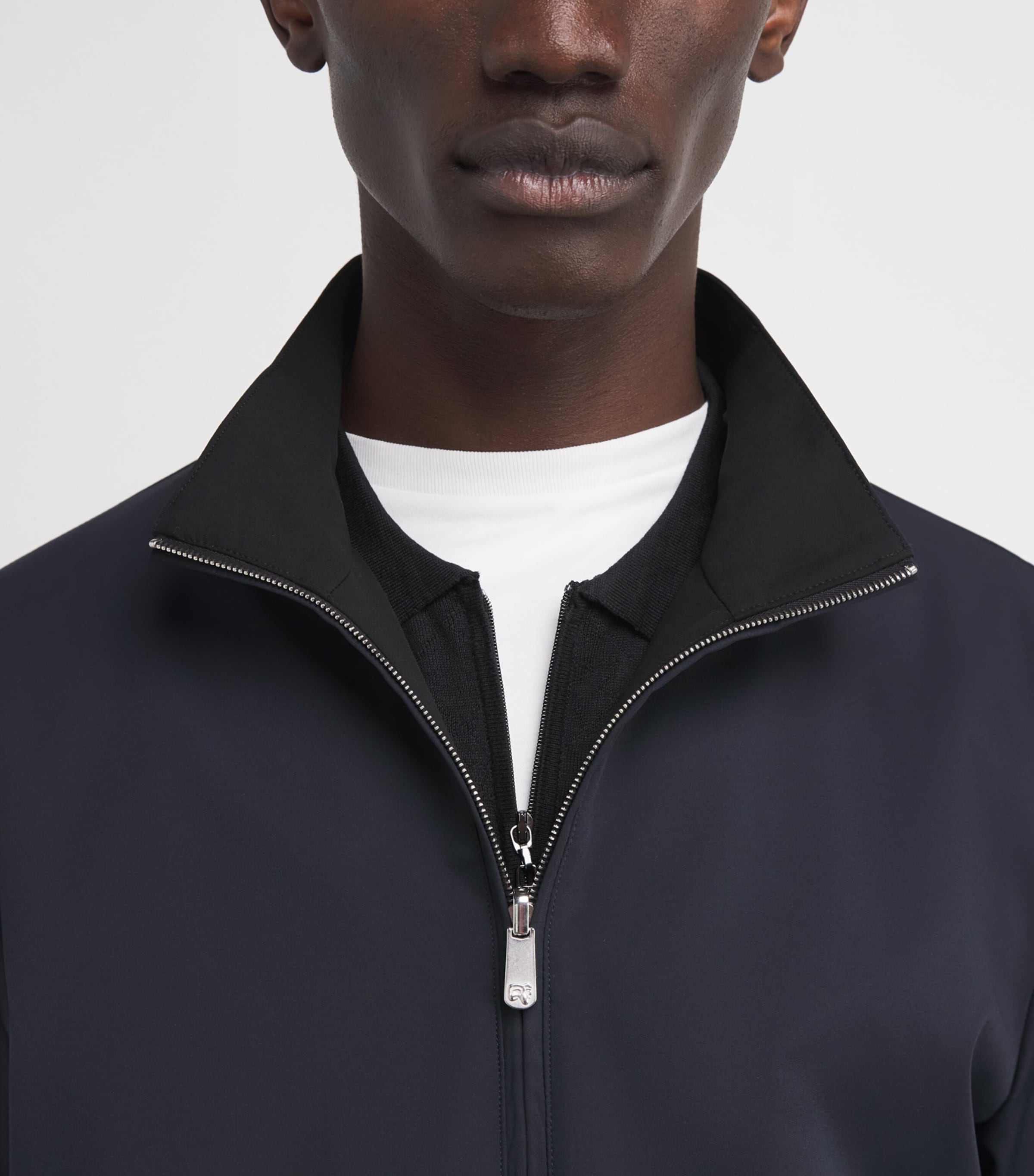 Technical Track Jacket 01-NAVY / BLACK Image 7